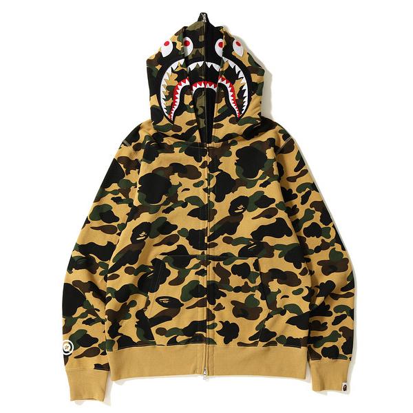 bape shark hoodie first camo