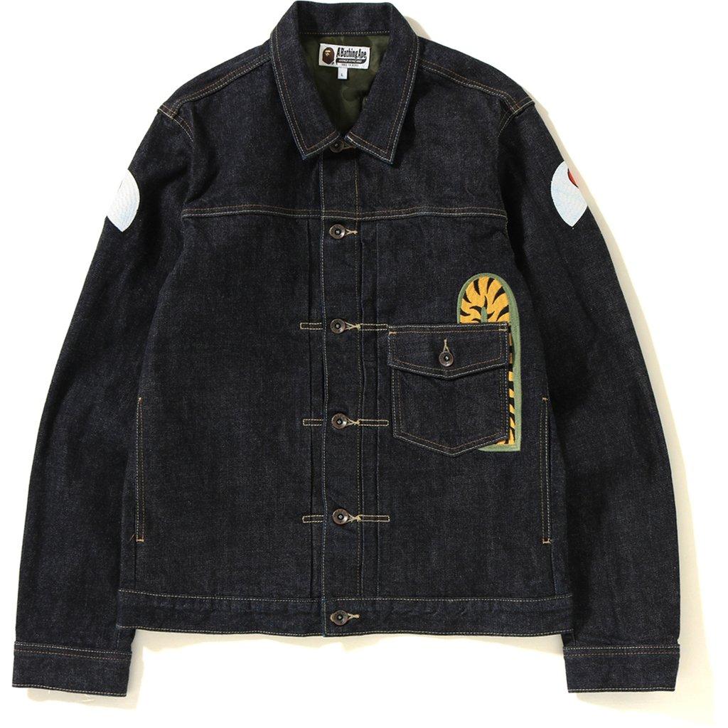 bathing ape denim jacket