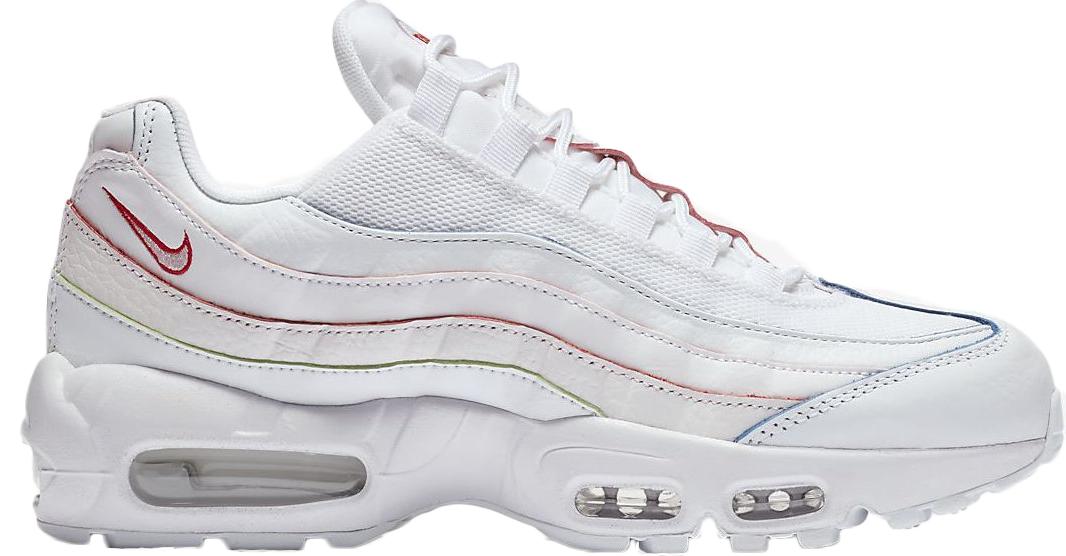 air max 95 white rainbow