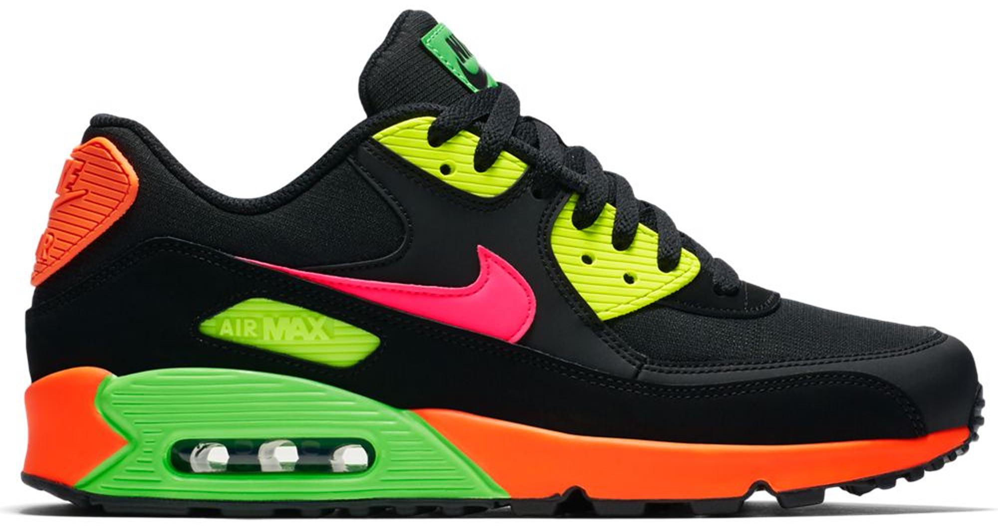 Nike Air Max 90 Tokyo Neon in Black for 