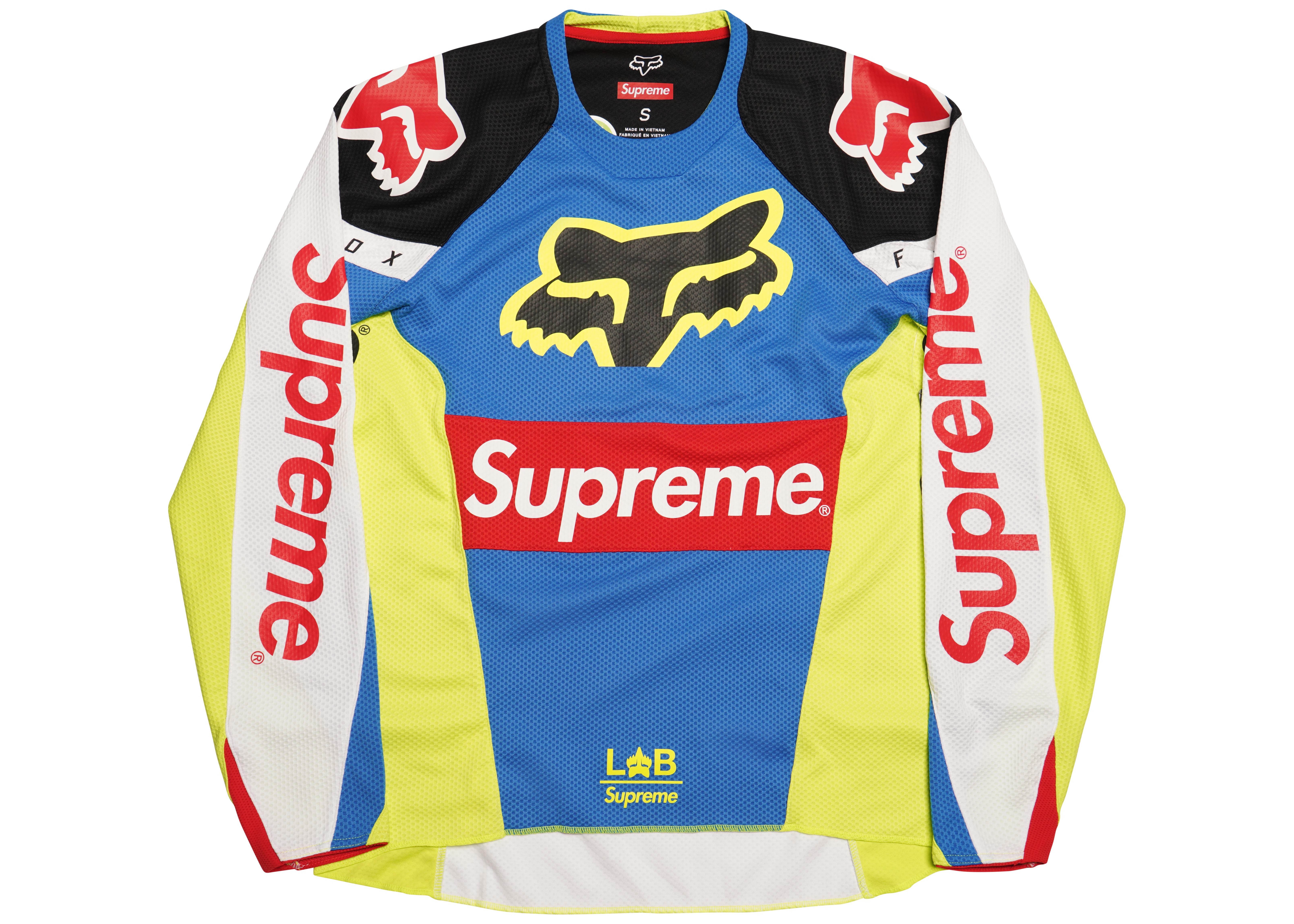 Lyst - Supreme Fox Racing Moto Jersey Top Multicolor in Blue for Men
