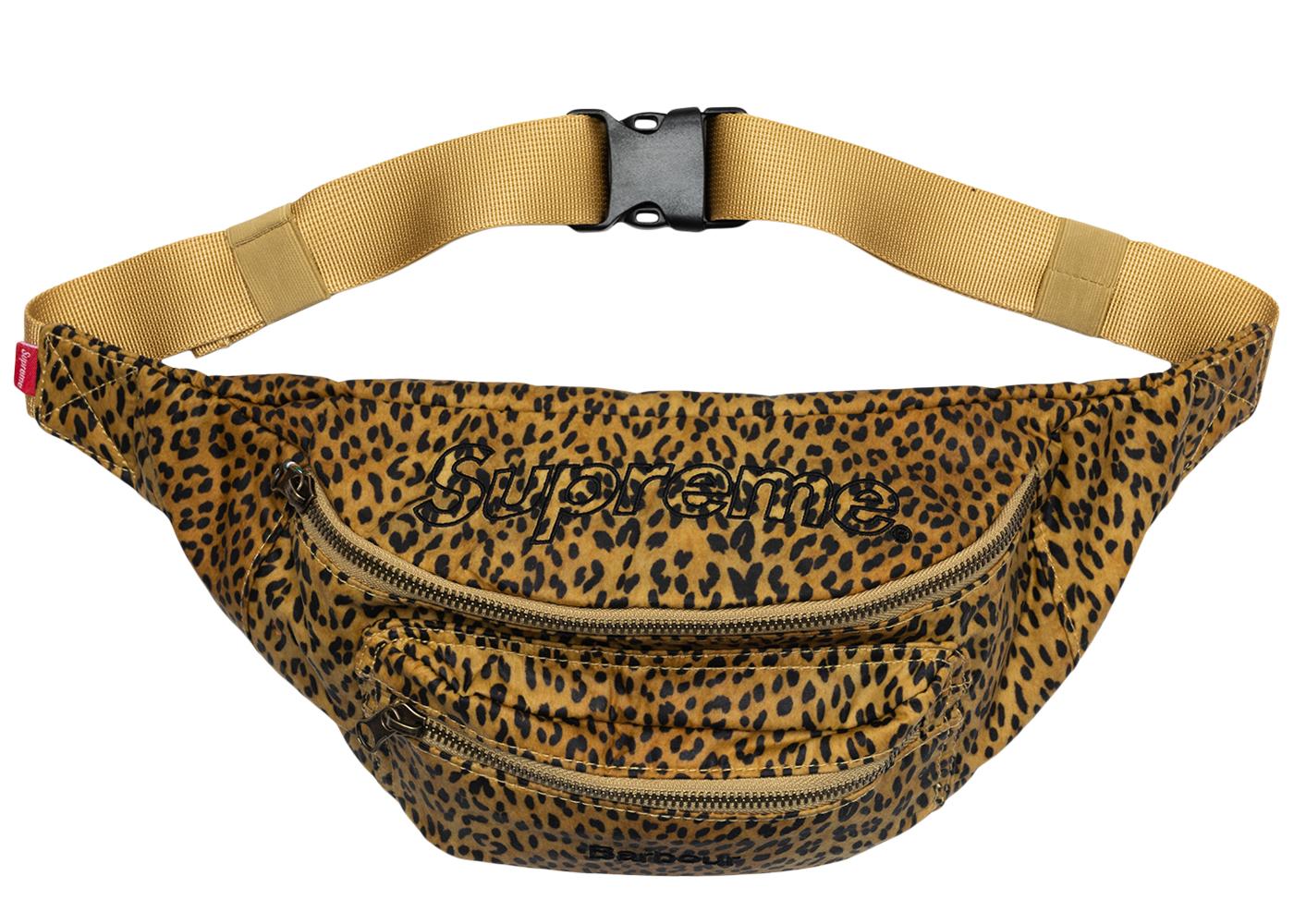 supreme leopard bag