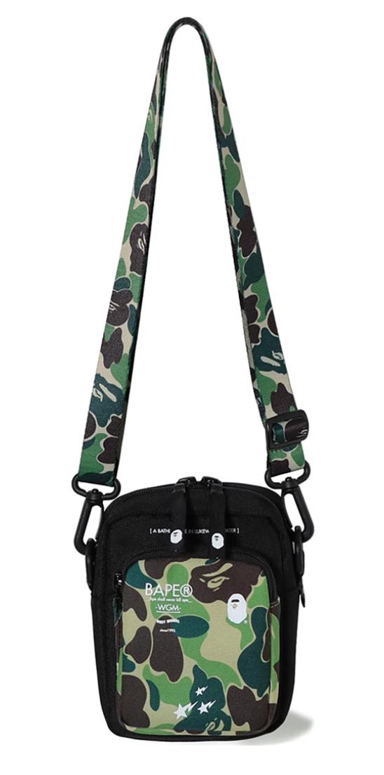bape abc double strap bag
