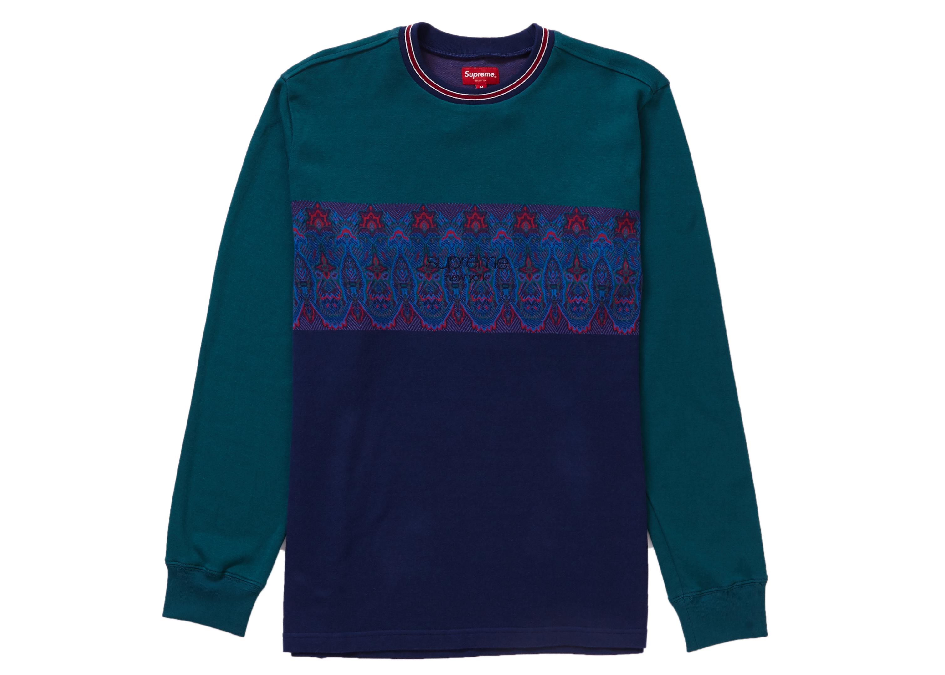 supreme paisley long sleeve