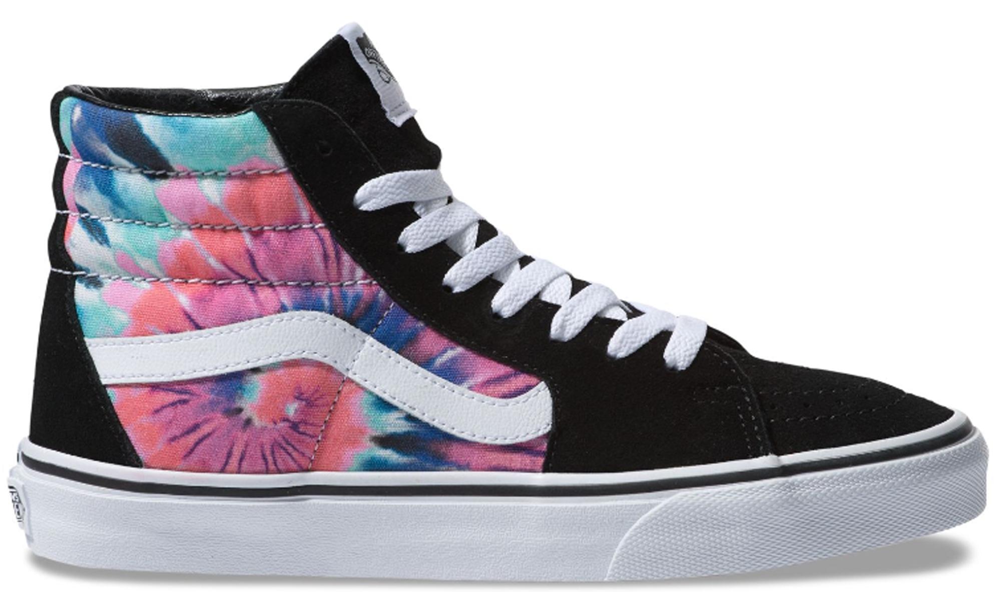 vans tie dye high top