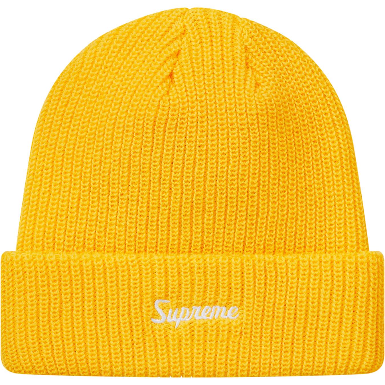 yellow supreme beanie