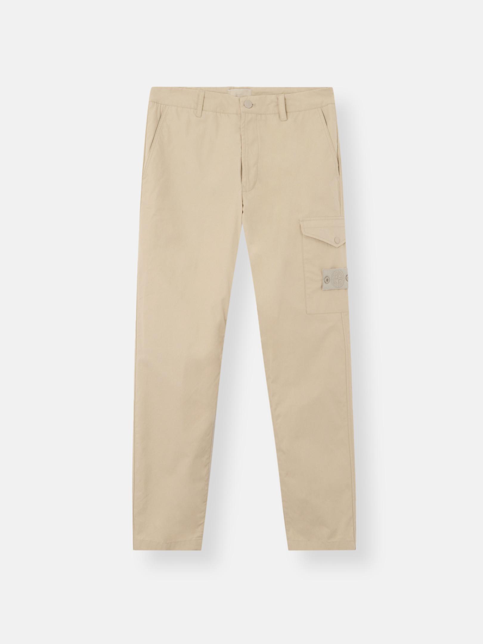 Stone Island 3100047 Weatherproof Cotton Canvas Ghost in Natural 