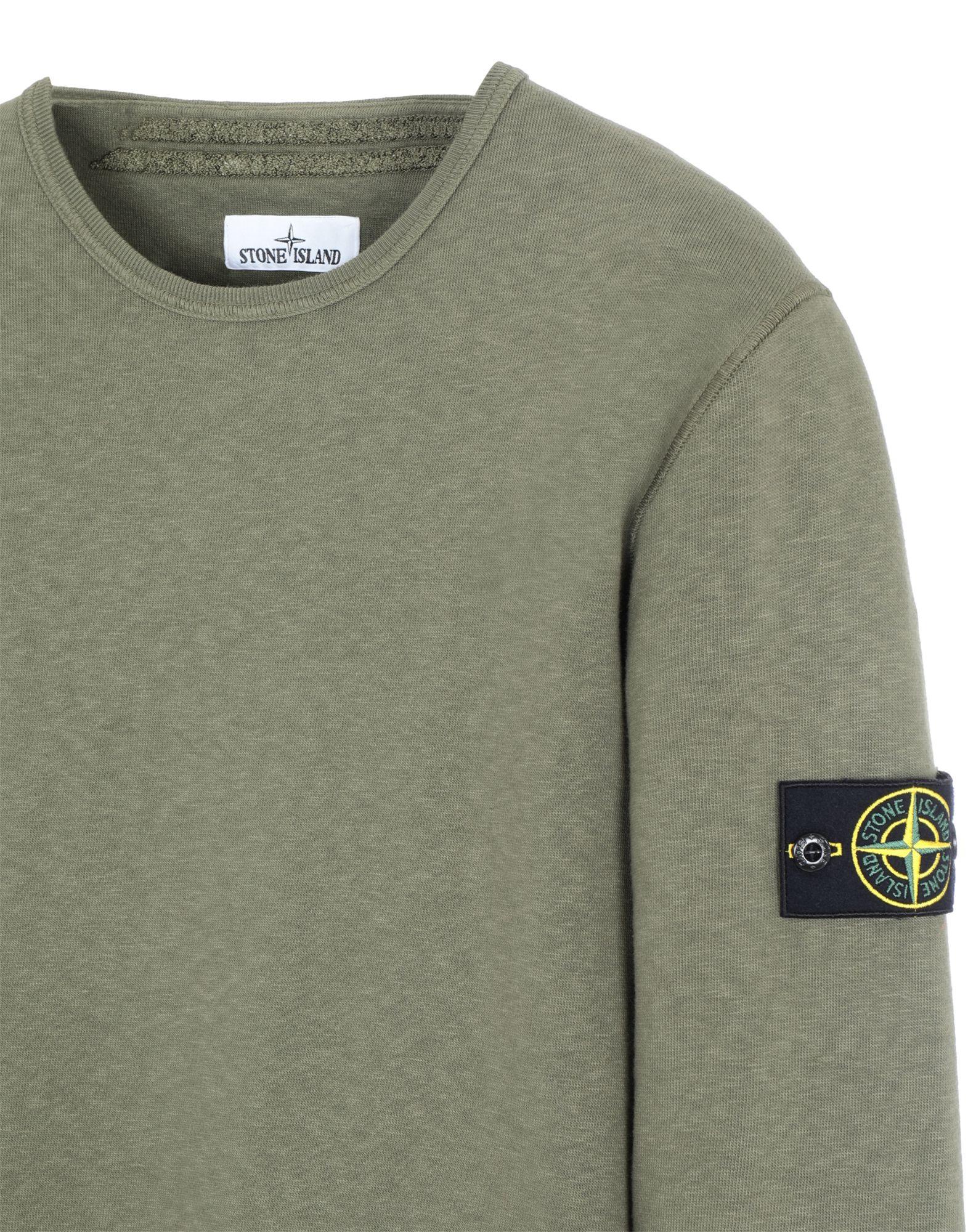 stone island old dye treatment sweatshirt