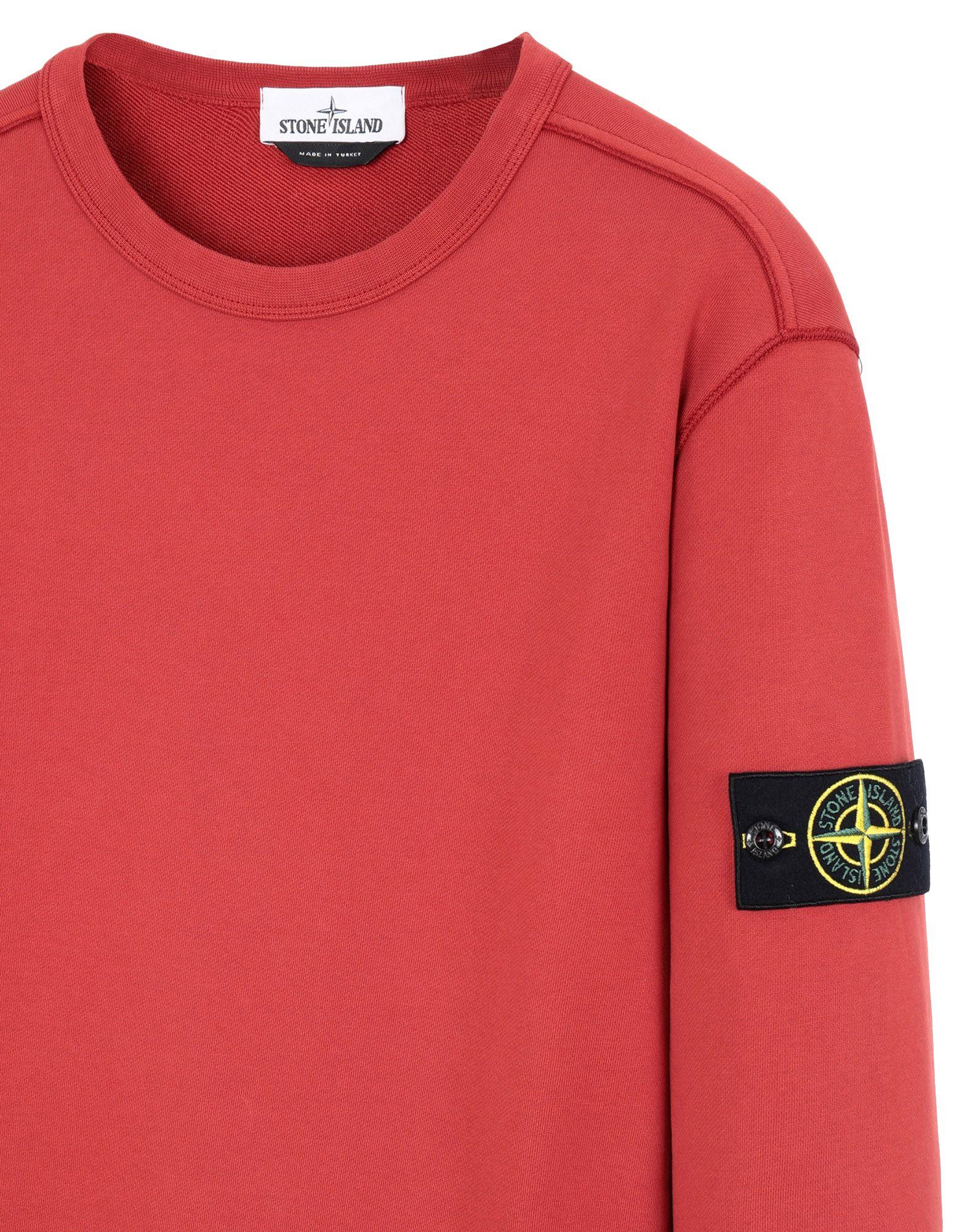 Stone Island Cotton 62751 in Brick Red (Red) for Men - Lyst