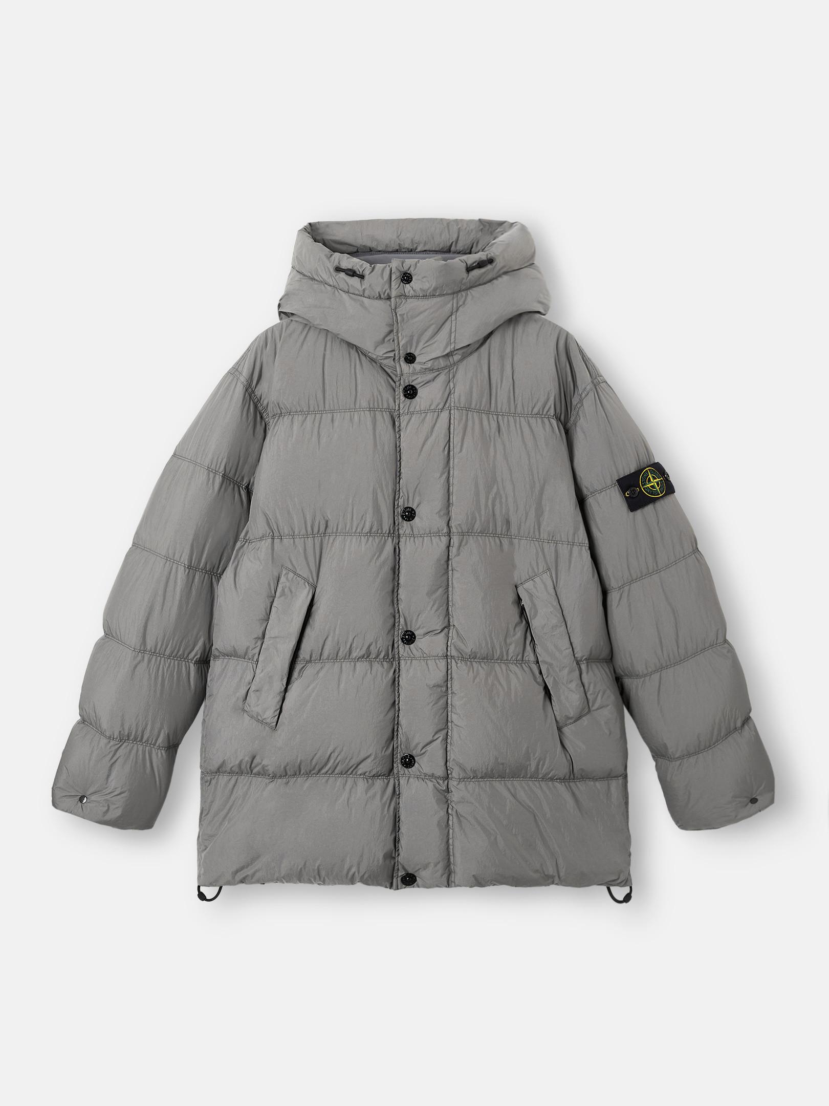 Stone Island 4100012 Crinkle Reps Ny, Recycled Nylon in Grey for