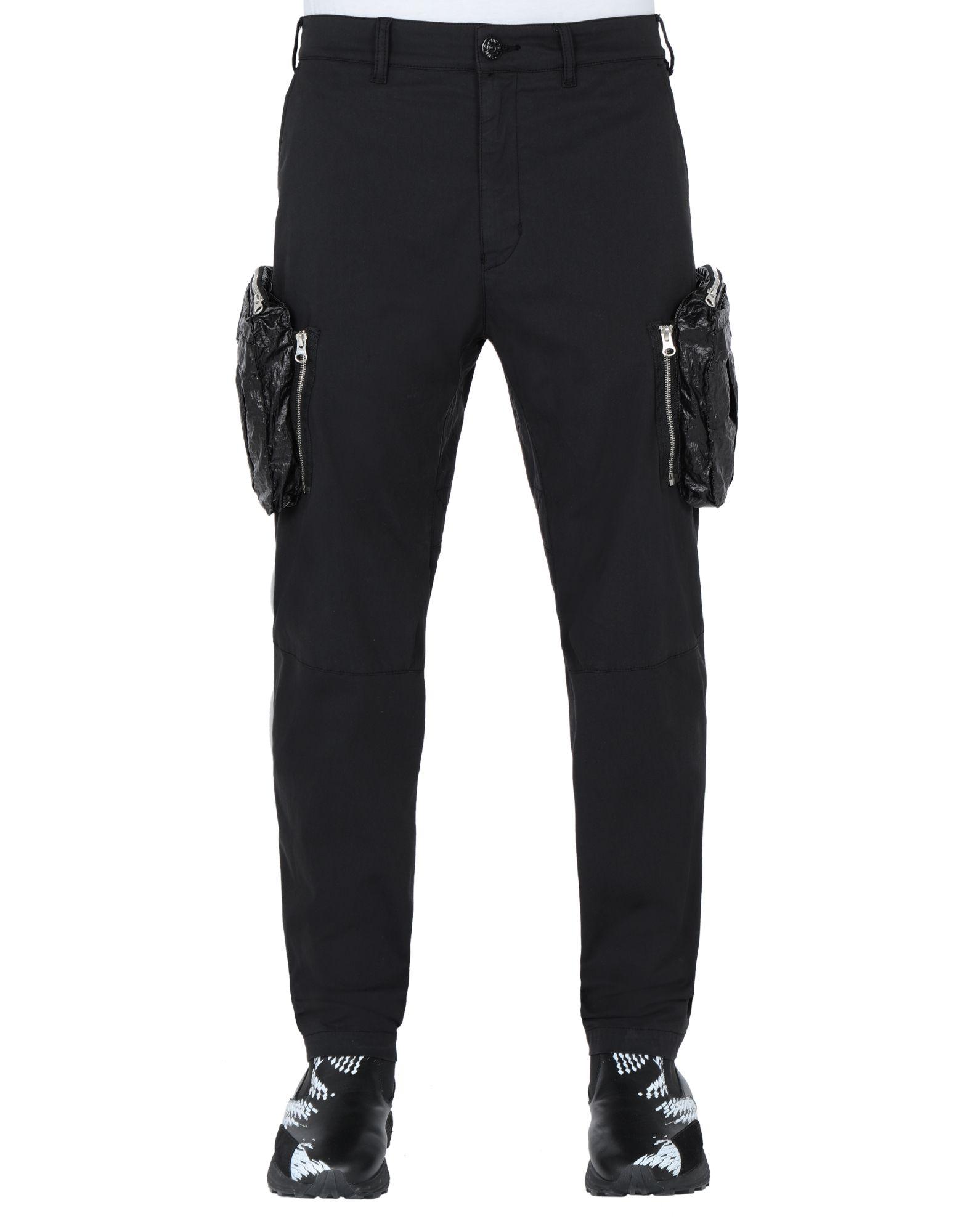Stone Island Shadow Project Cotton 30308 Cargo Pants in Black for Men ...