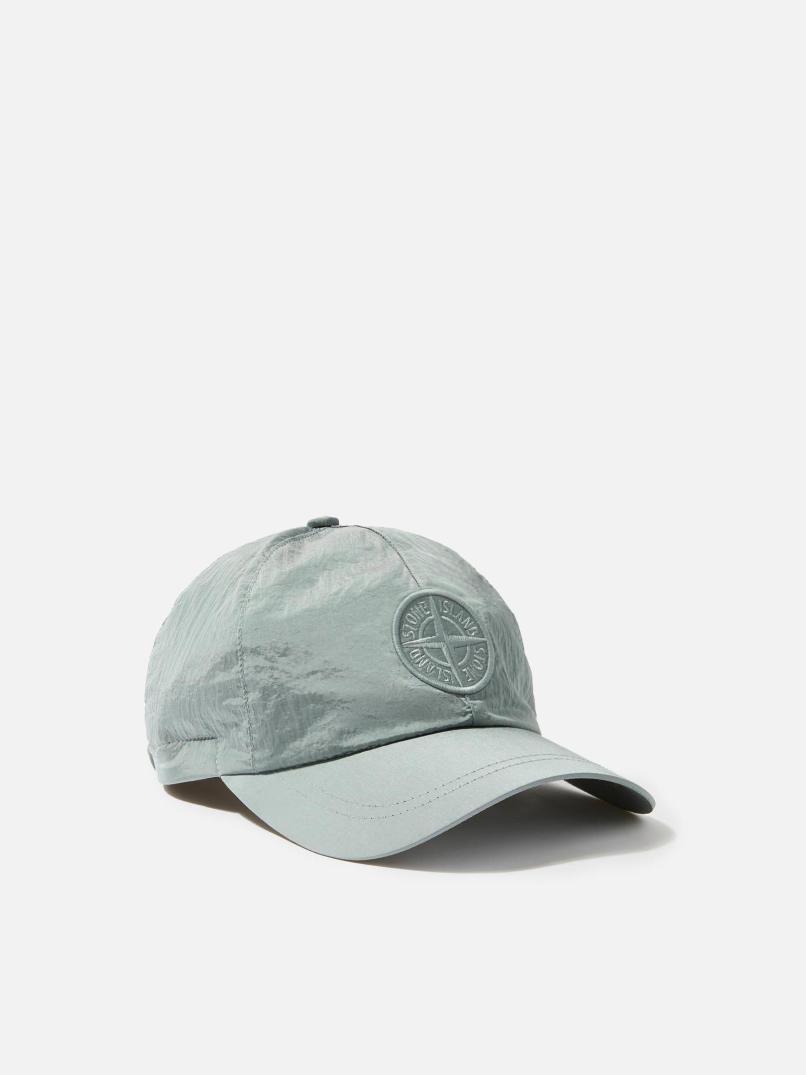 Stone island nylon metal cap black hotsell