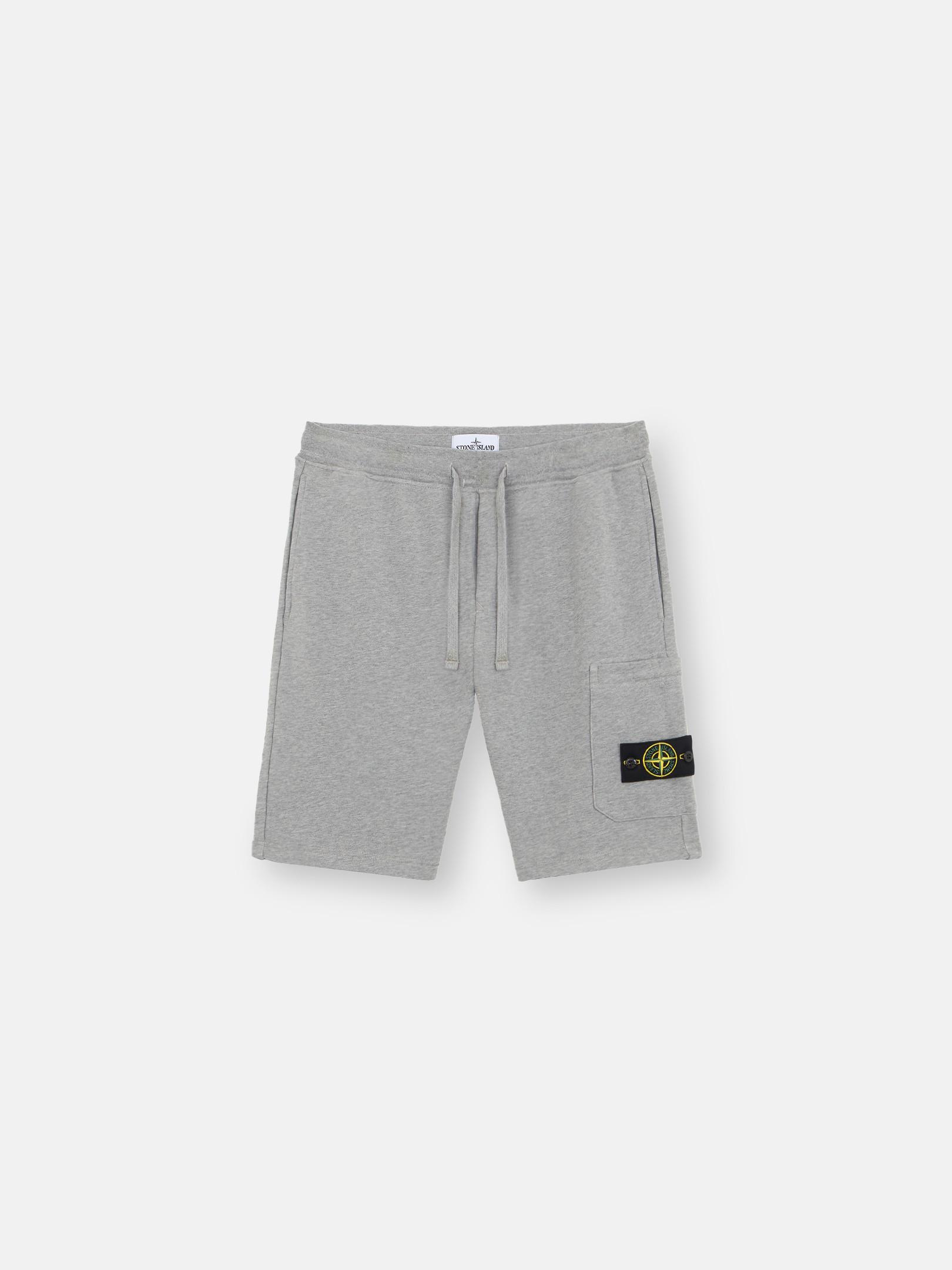 Stone Island 64651 Cotton Fleece in Gray for Men Lyst