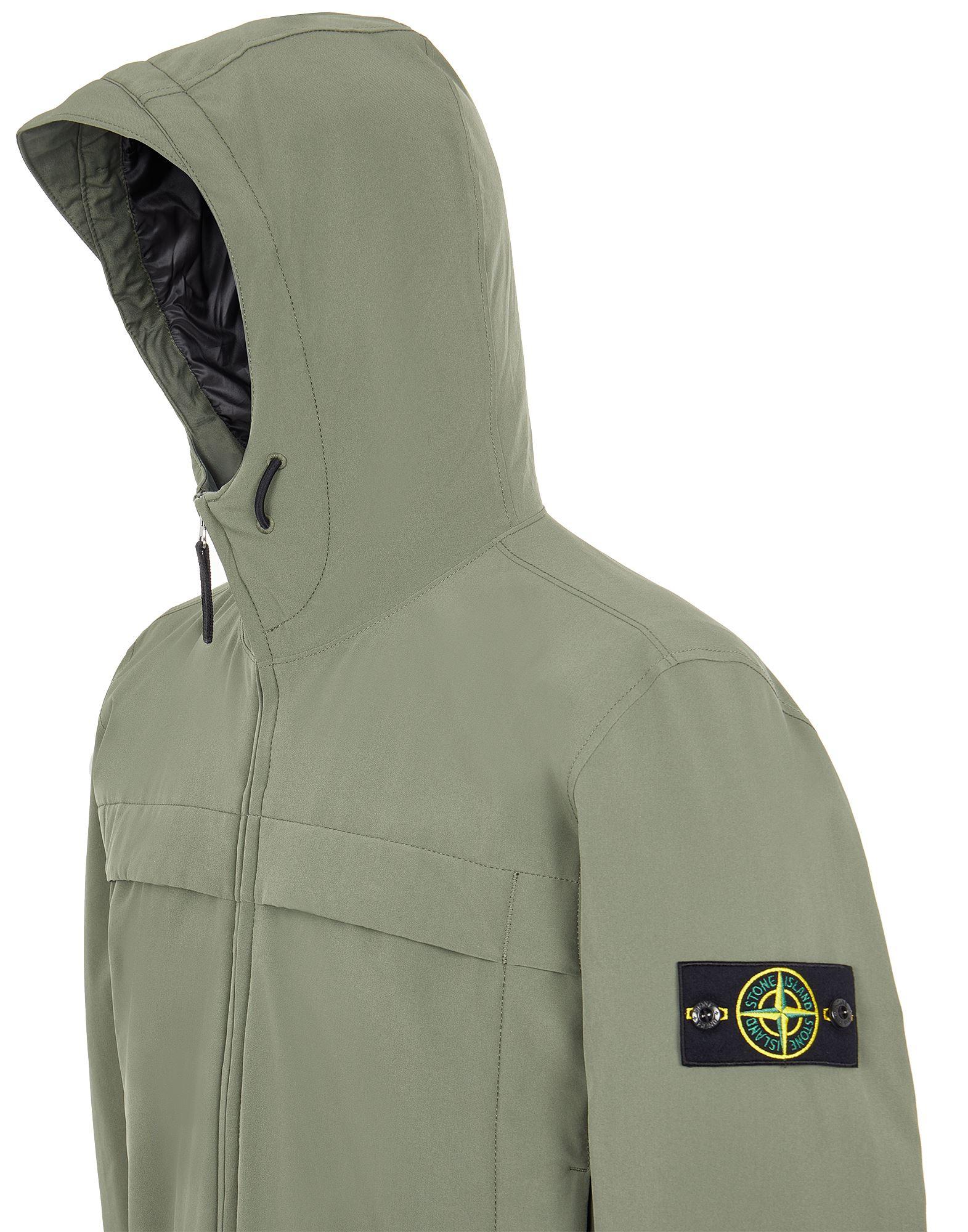 Stone Island 41427 Soft Shell-r E.dye® Technology With Primaloft® Insulation  Technology in Sage Green (Green) for Men | Lyst