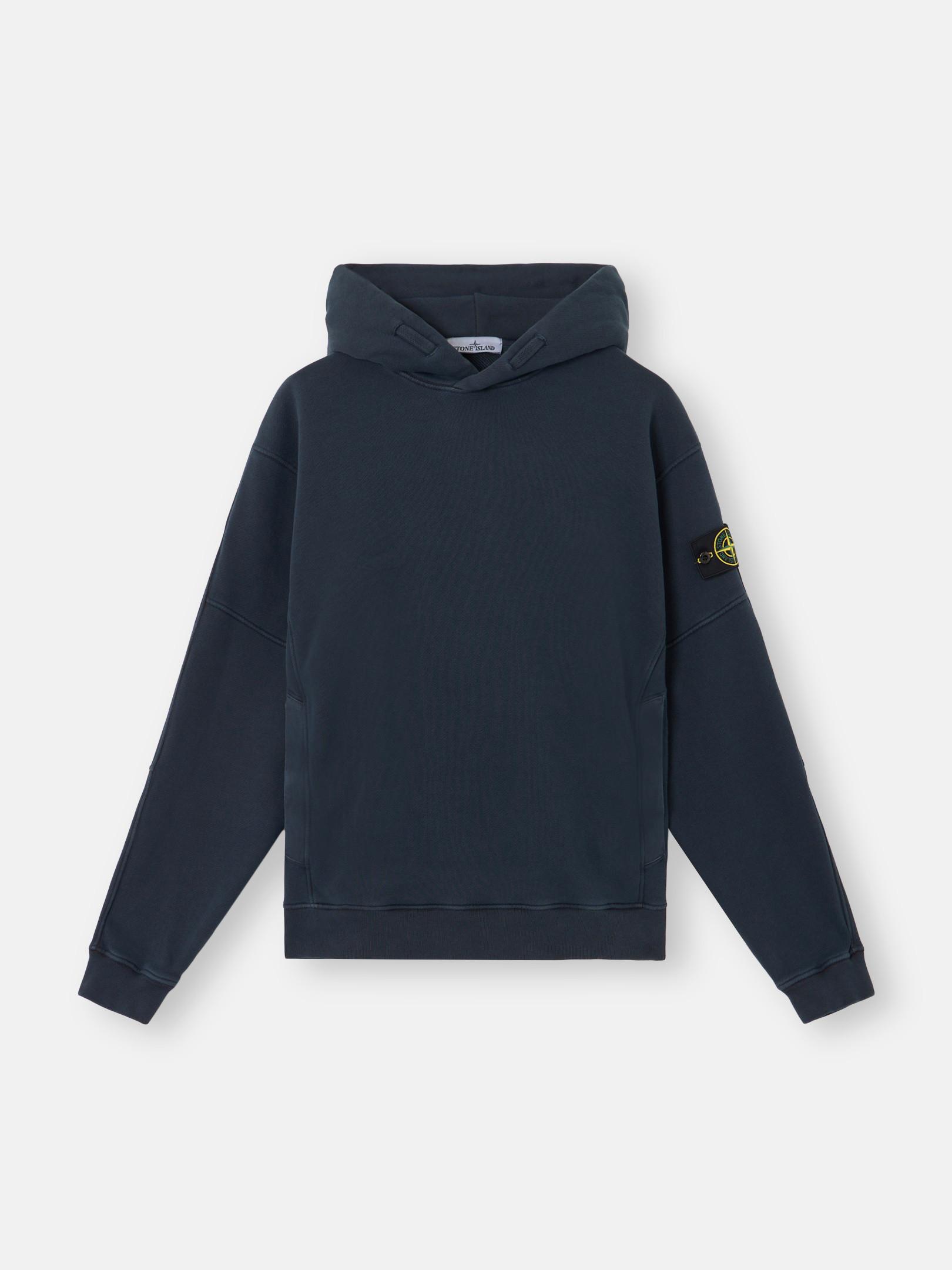 ☆STONE ☆Brushed Organic Cotton Fleece Stone Island BRUSHED ORGANIC COTTON FLEECE HALT ZIP