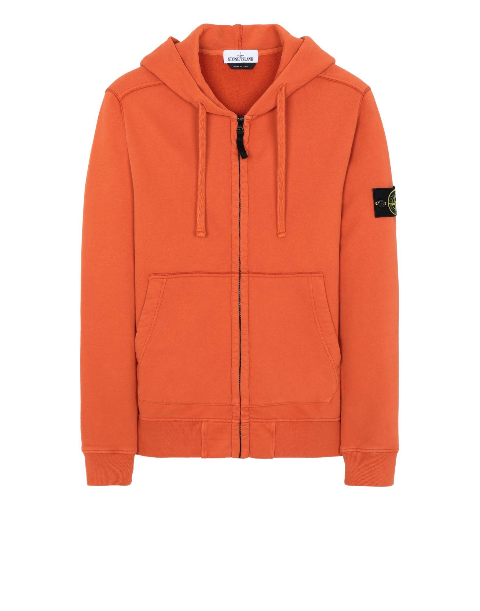 orange stone island tracksuit
