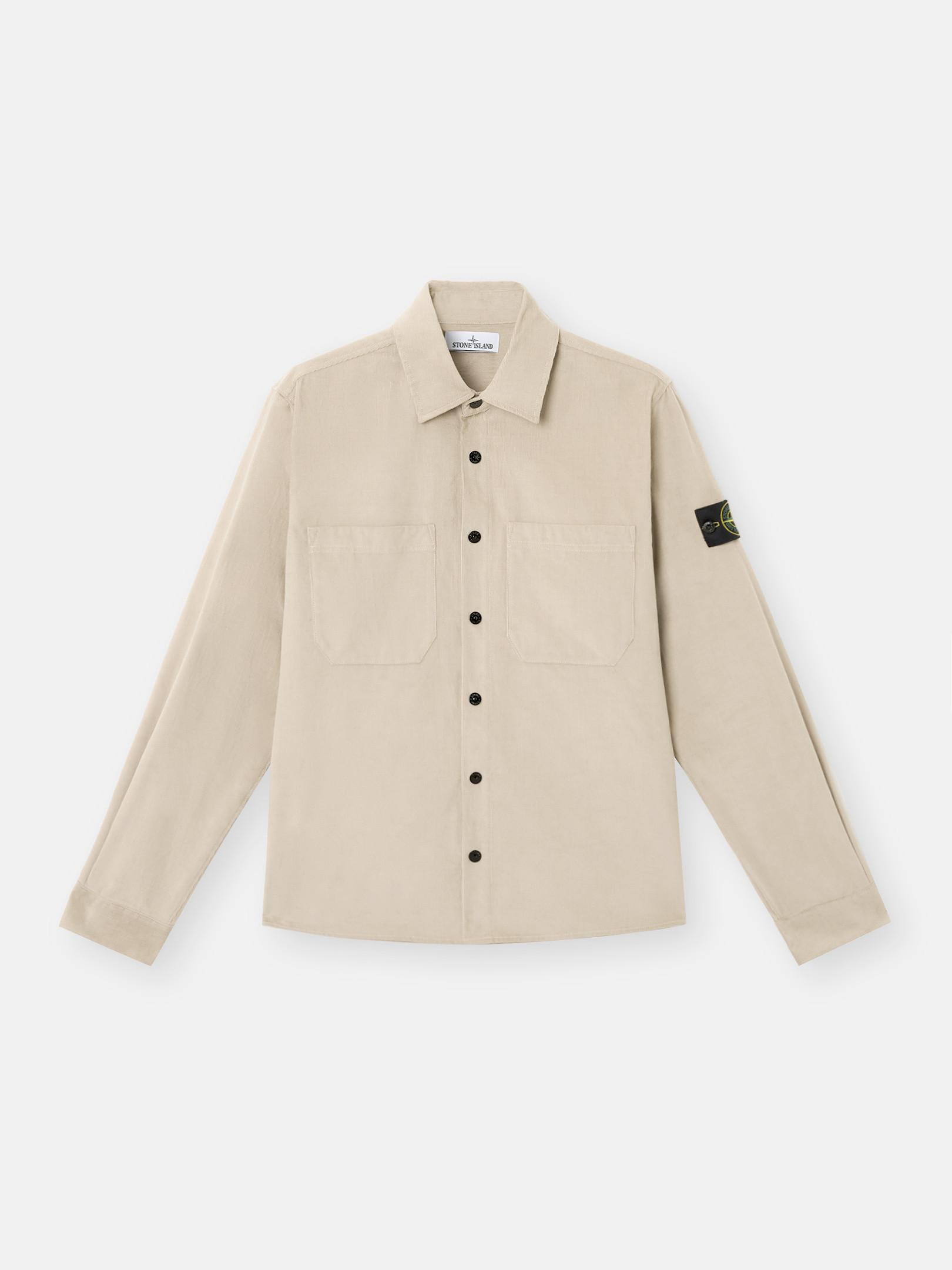 Stone Island 1200113 Cotton Micro-Corduroy in Natural for Men