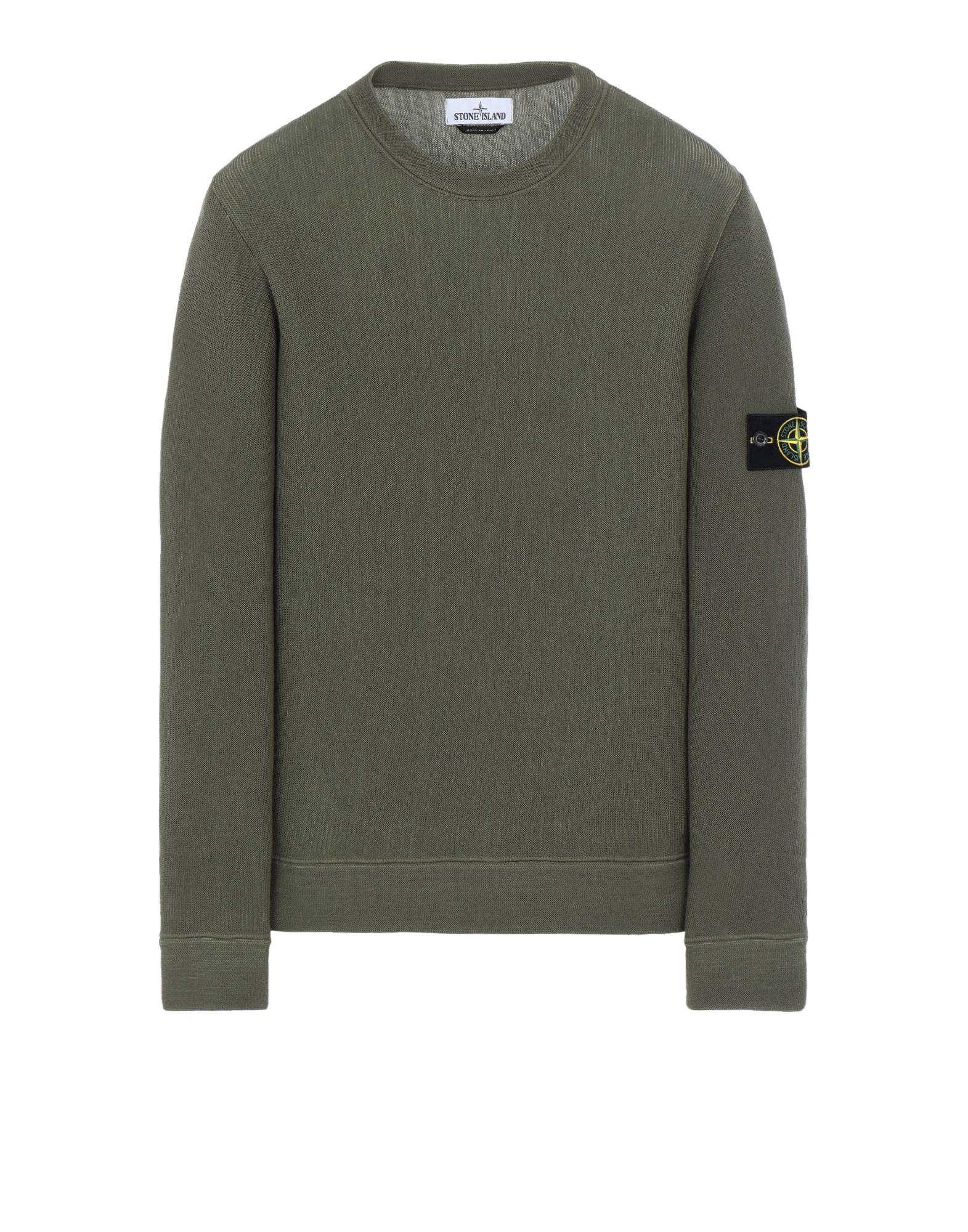 Olive green stone island jumper Clearance