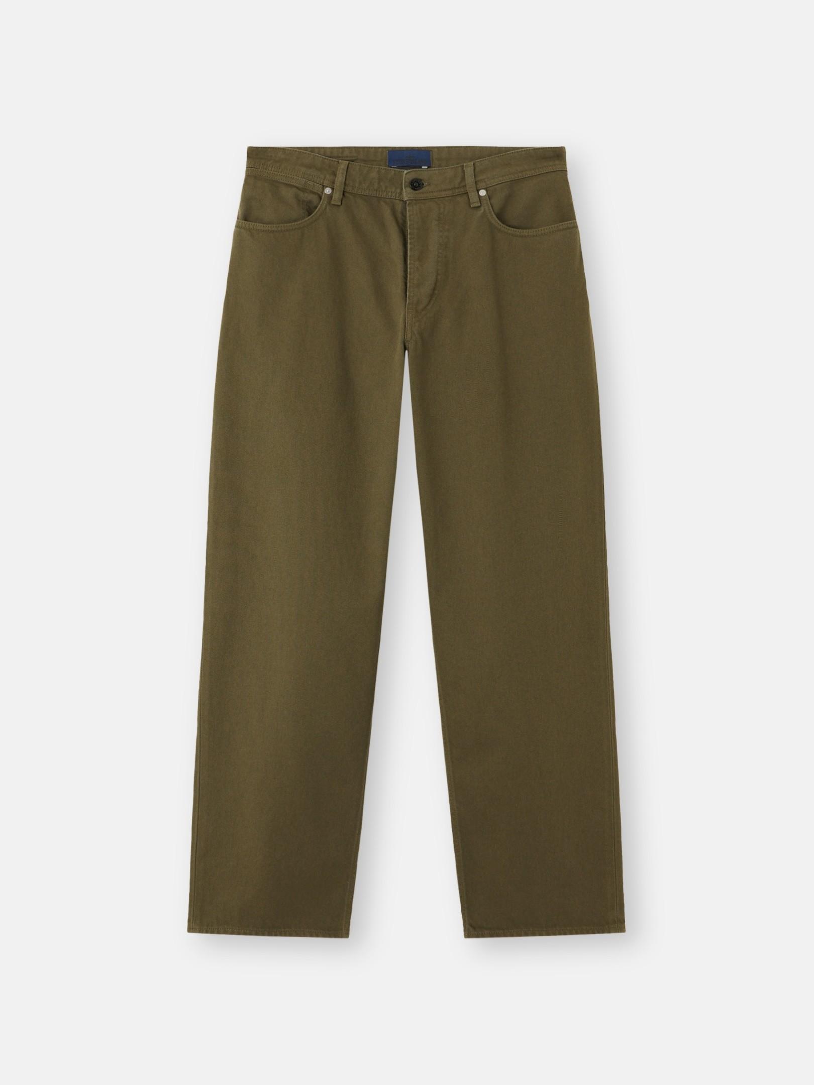 Stone Island J100006 Light Bull Denim-Tc in Green for Men | Lyst