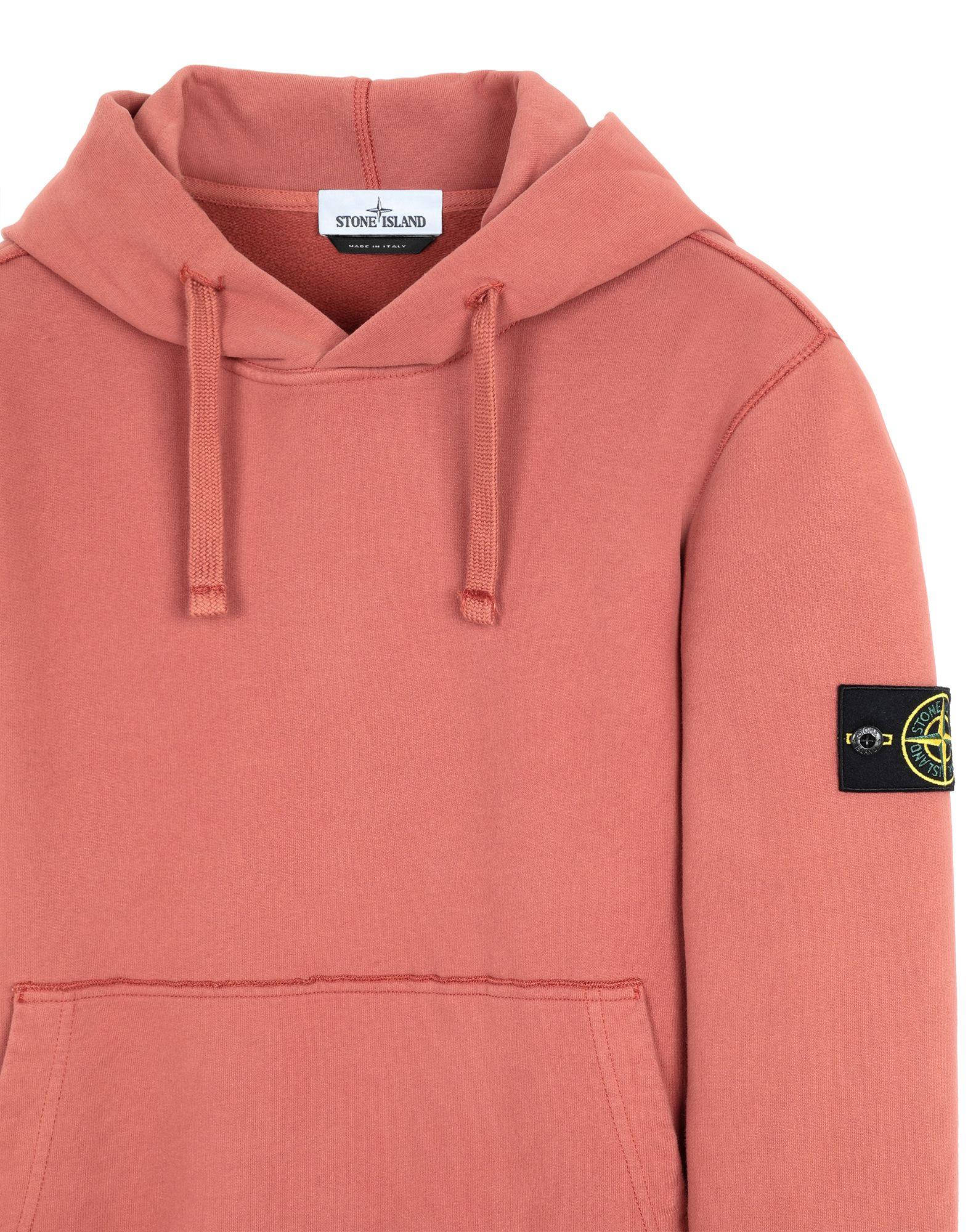 stone island pink hoodie