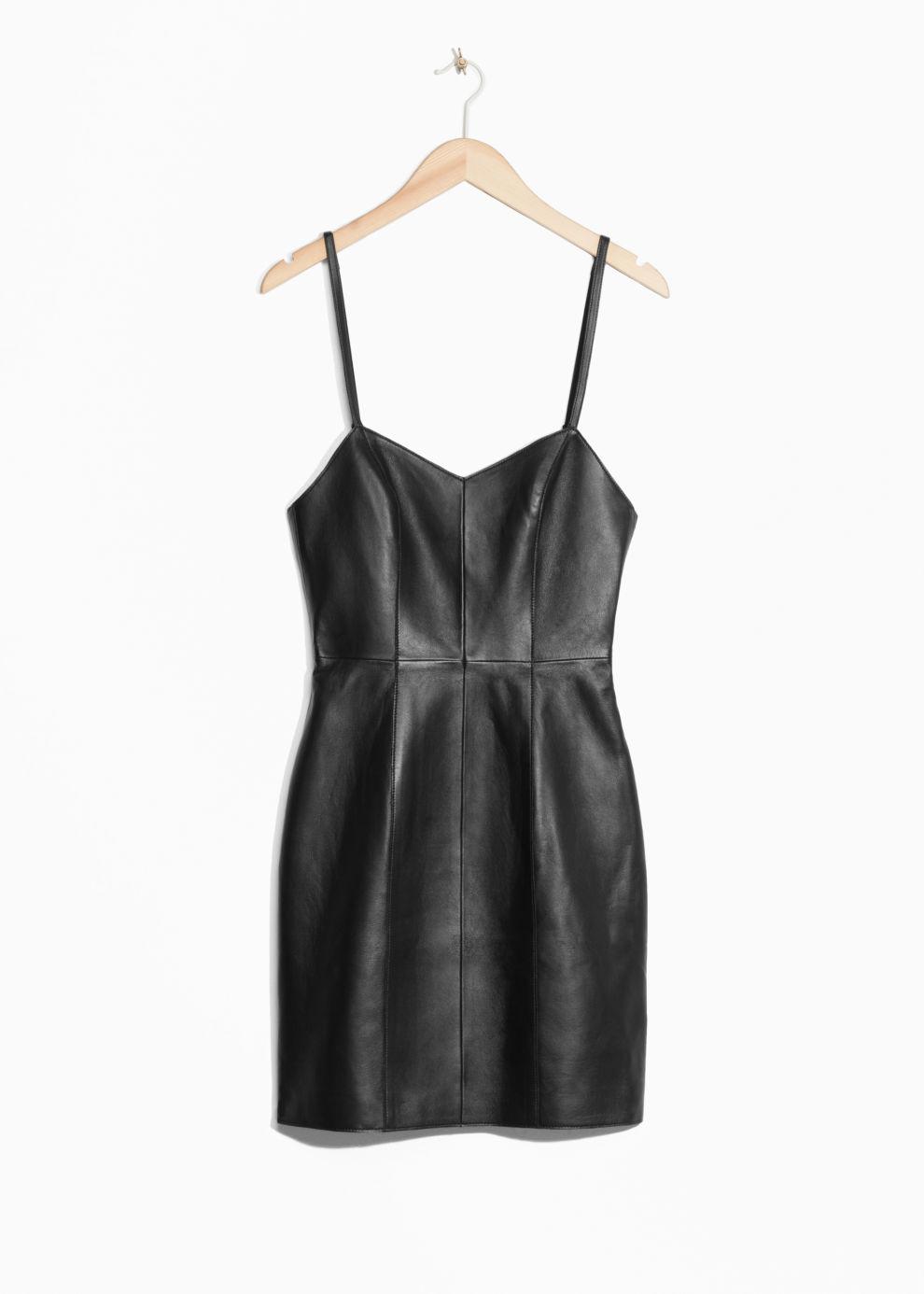 and other stories leather dress