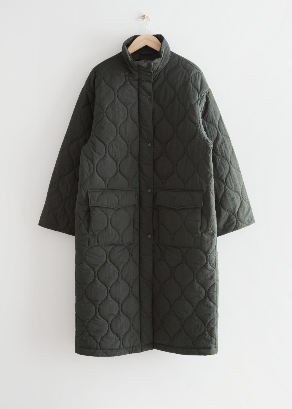 & other stories quilted coat