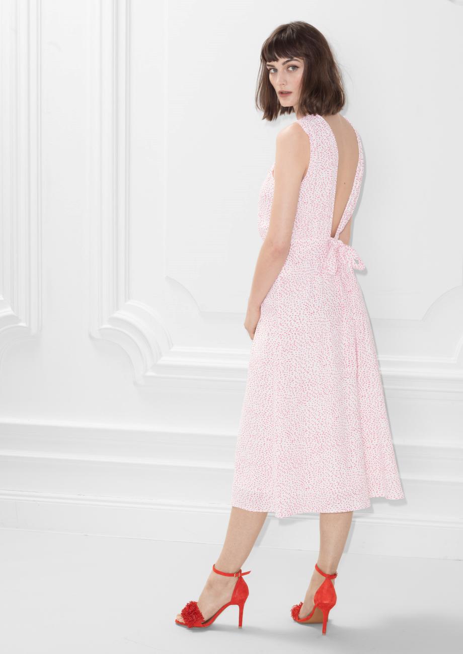 Other Stories Cross Front Dress in Pink Lyst Canada