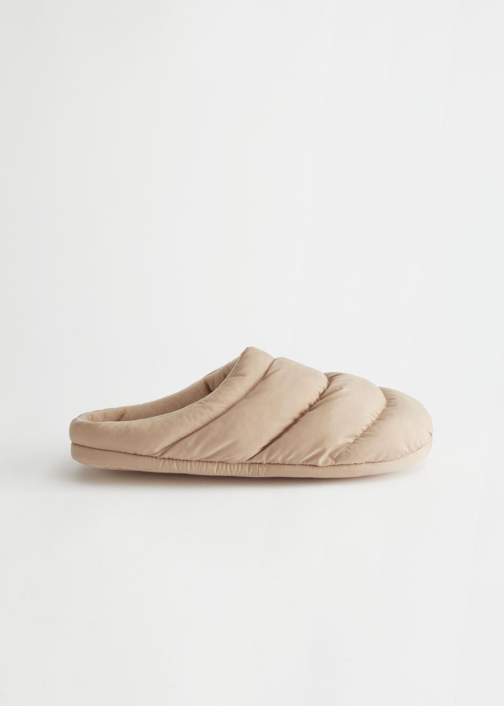 & Other Stories Padded Slippers in Natural | Lyst