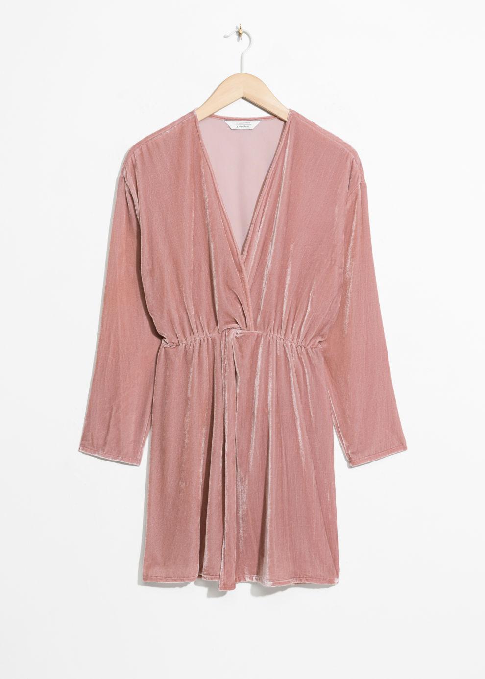 other stories velvet dress