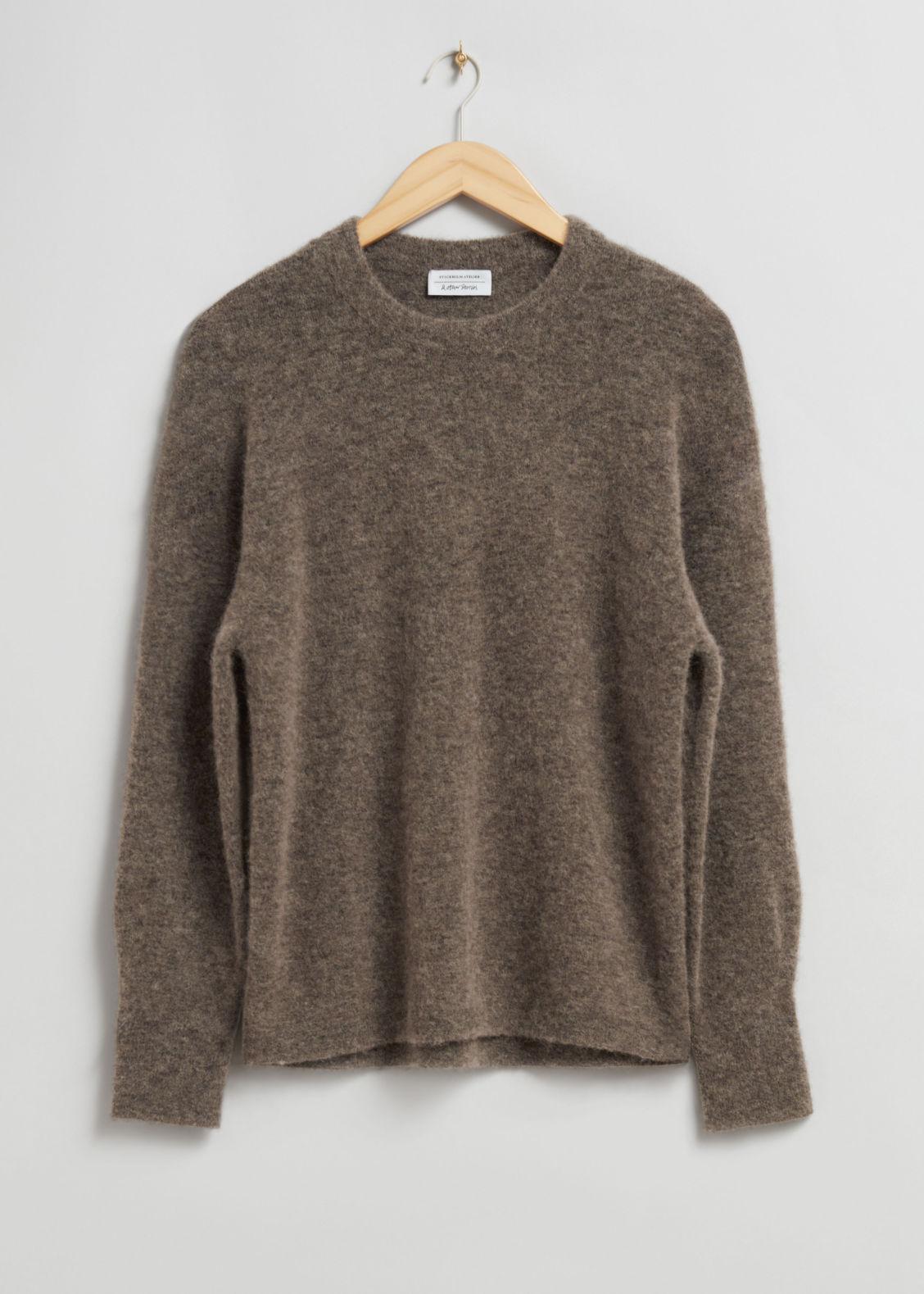 Other Stories Alpaca-Blend Knit Jumper in Brown Lyst UK
