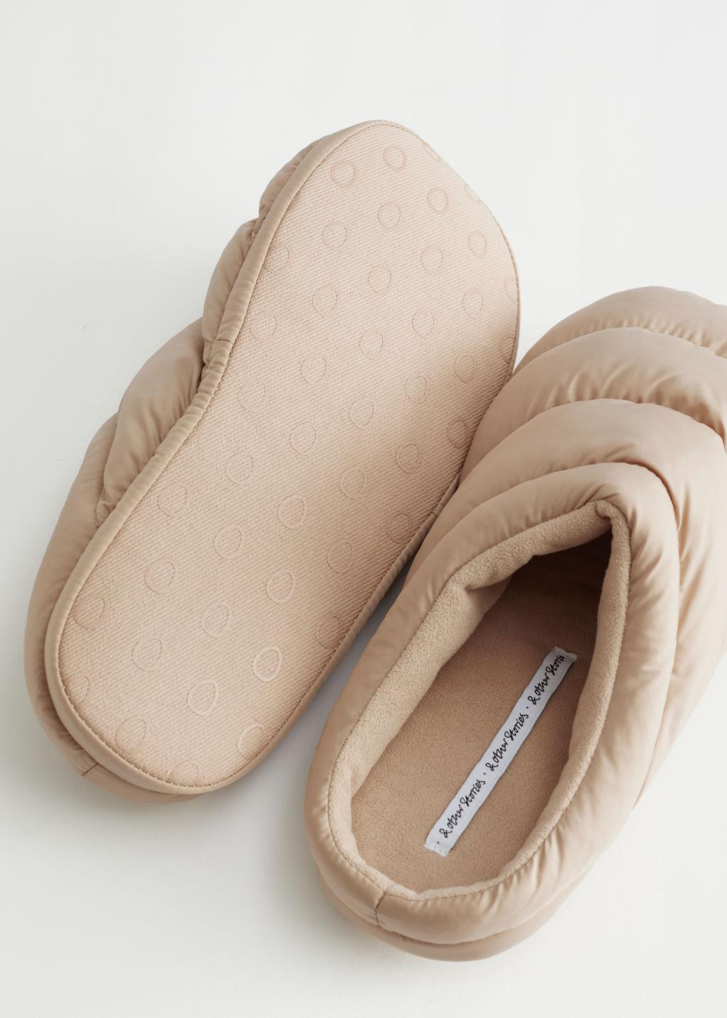 & Other Stories Padded Slippers in Natural | Lyst