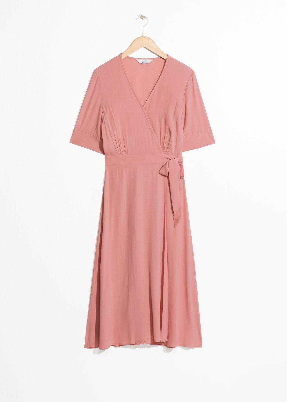other stories orange dress