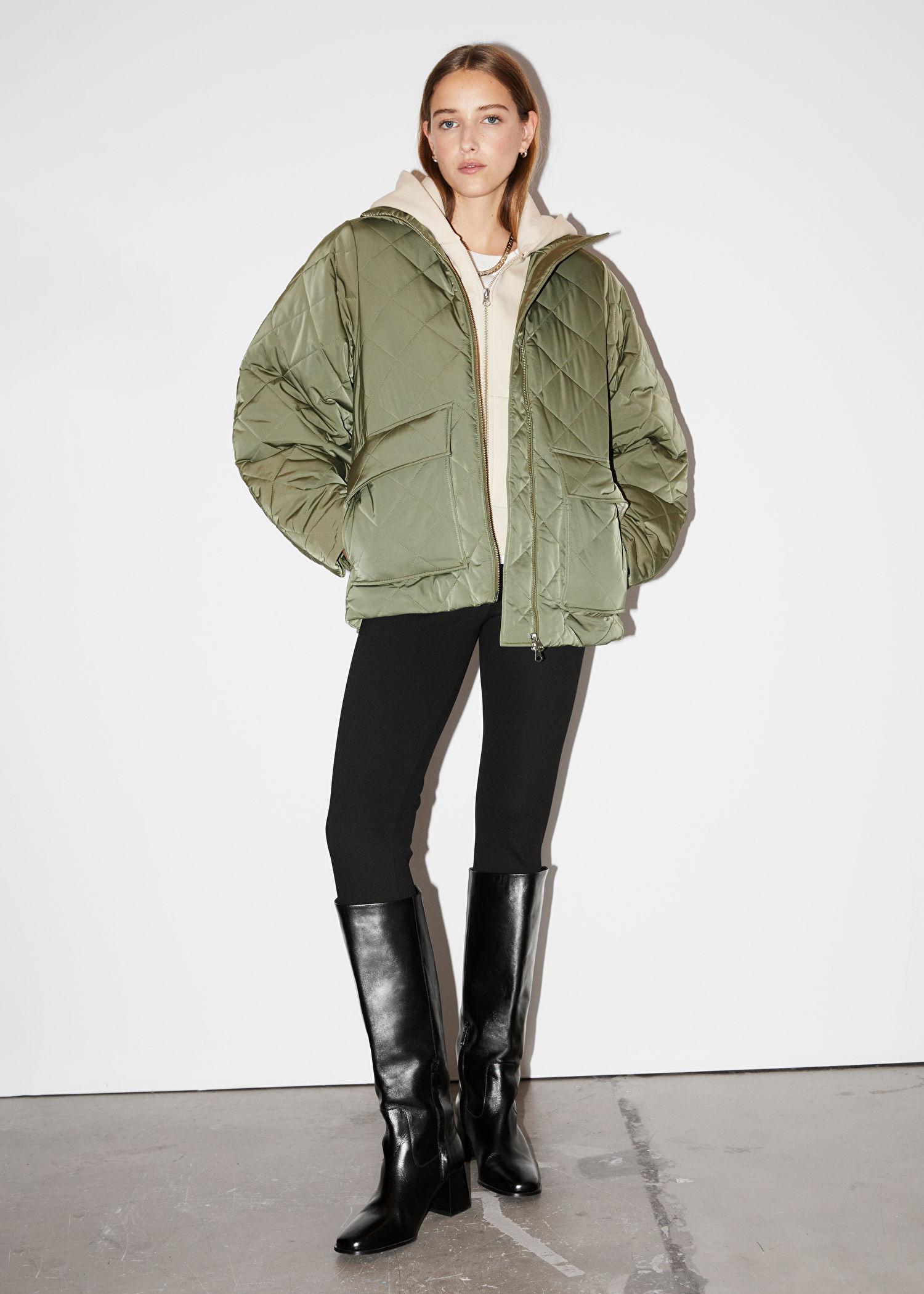 Green shop designer jacket
