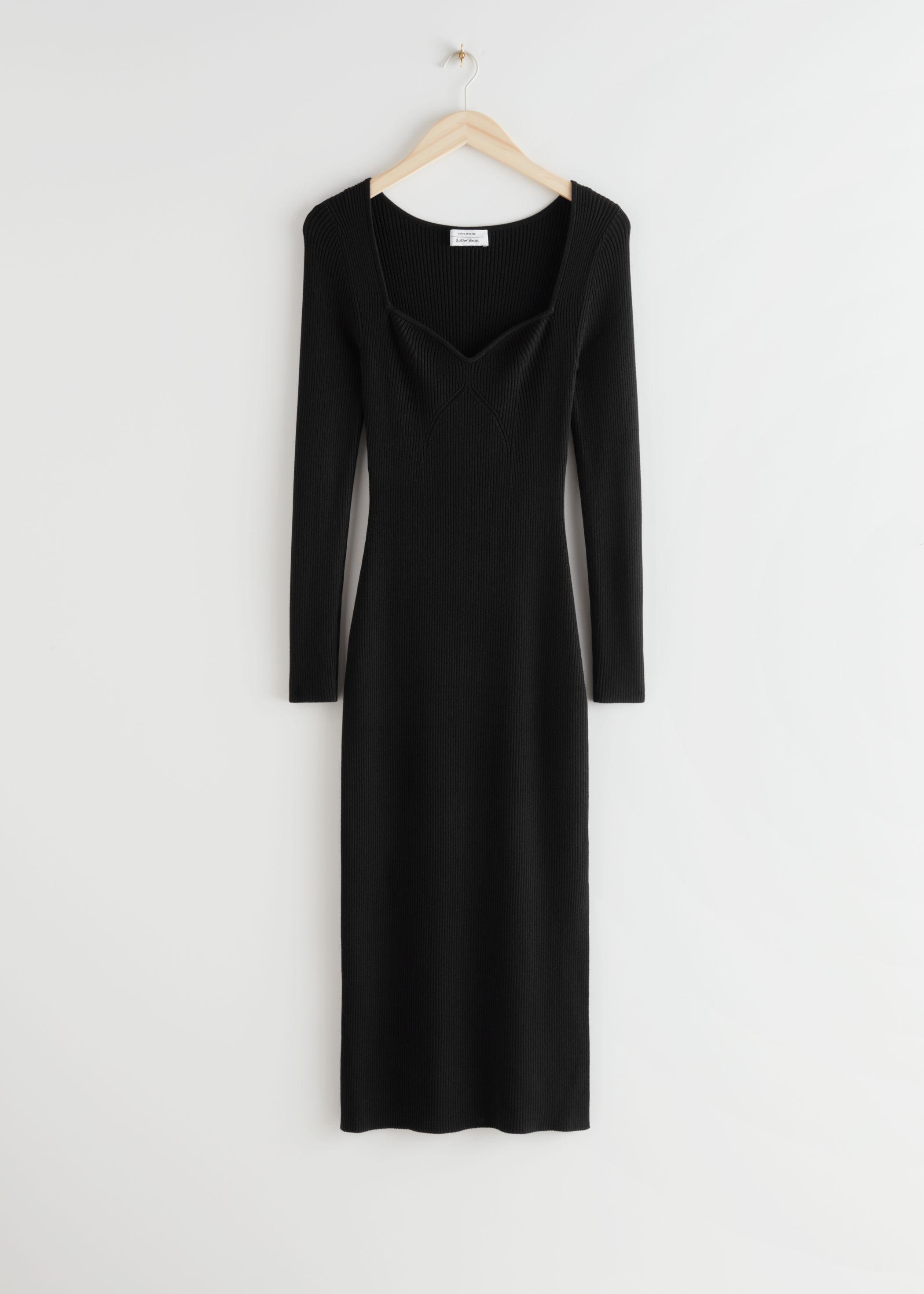 \u0026 Other Stories Ribbed Sweetheart Neck 