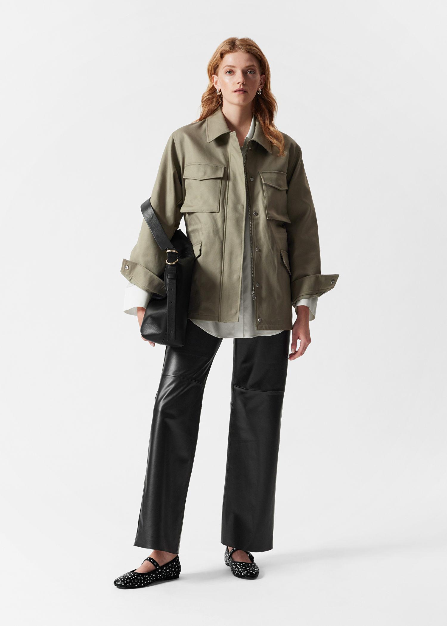 And other stories green coat hot sale