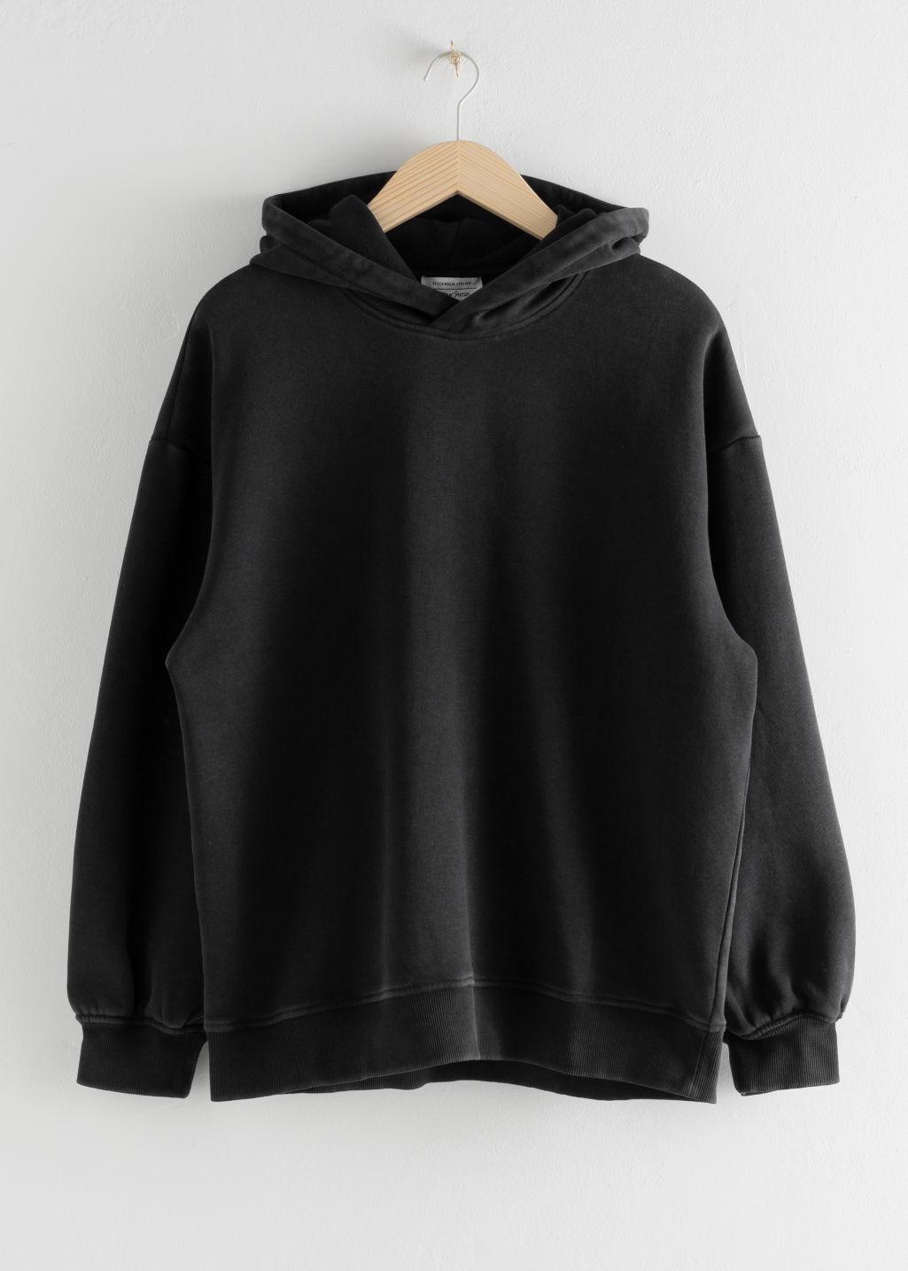 & Stories Oversized Boxy Sweatshirt Black | Lyst