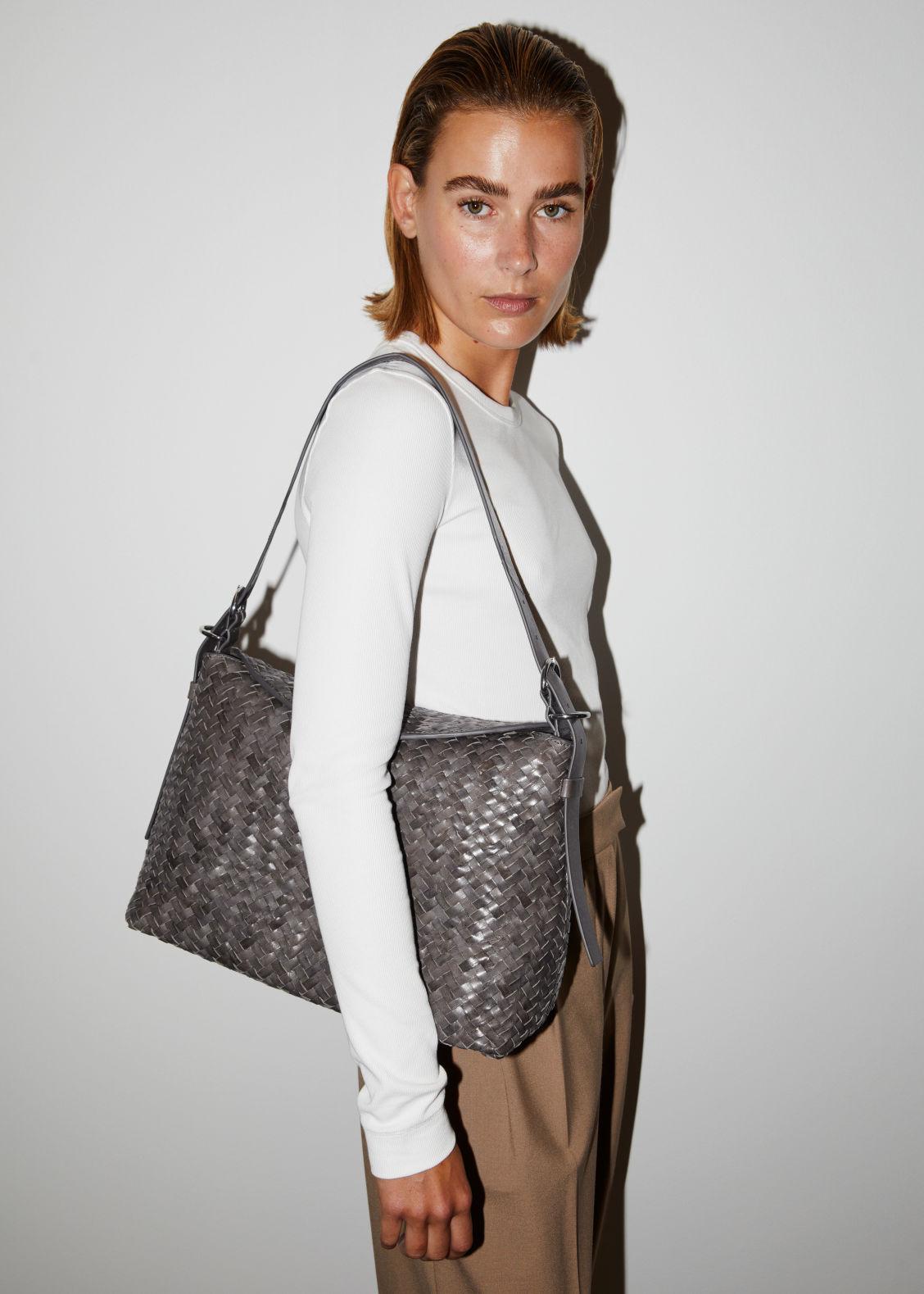 Other Stories Sac A Main Asos Other Stories Braided Leather