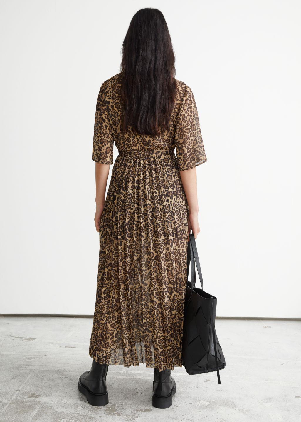 pleated floaty dress