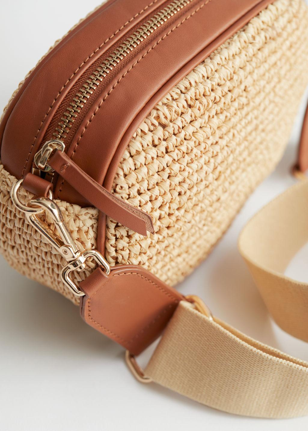& Other Stories Crossbody Straw Bag in Natural | Lyst