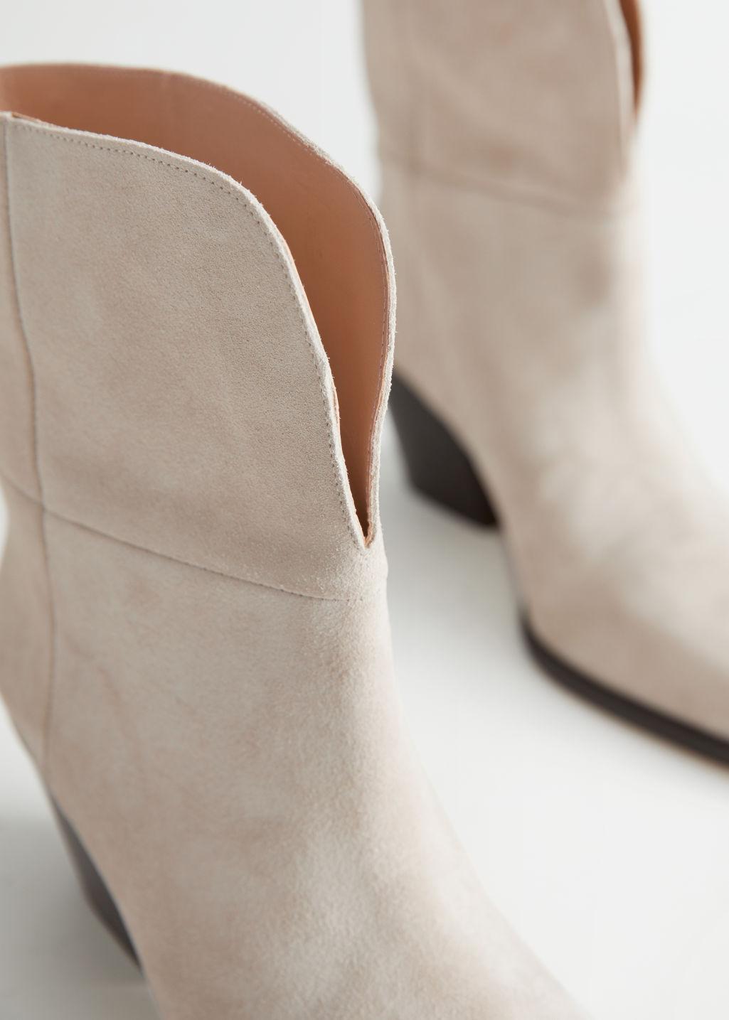 suede block boots
