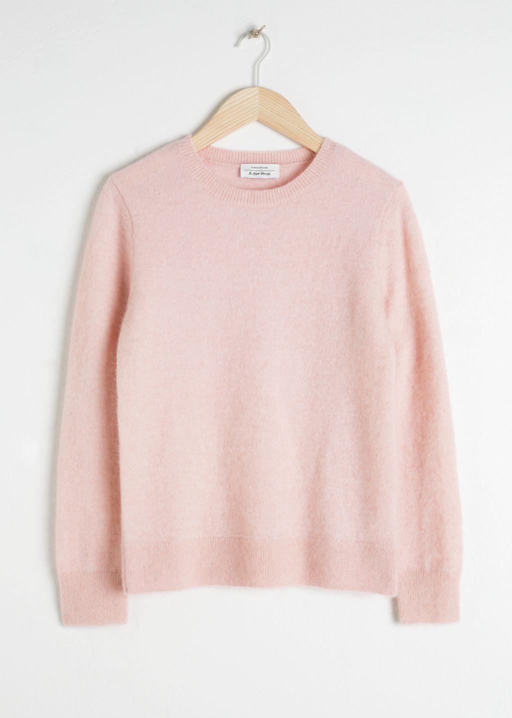 & other stories pink jumper