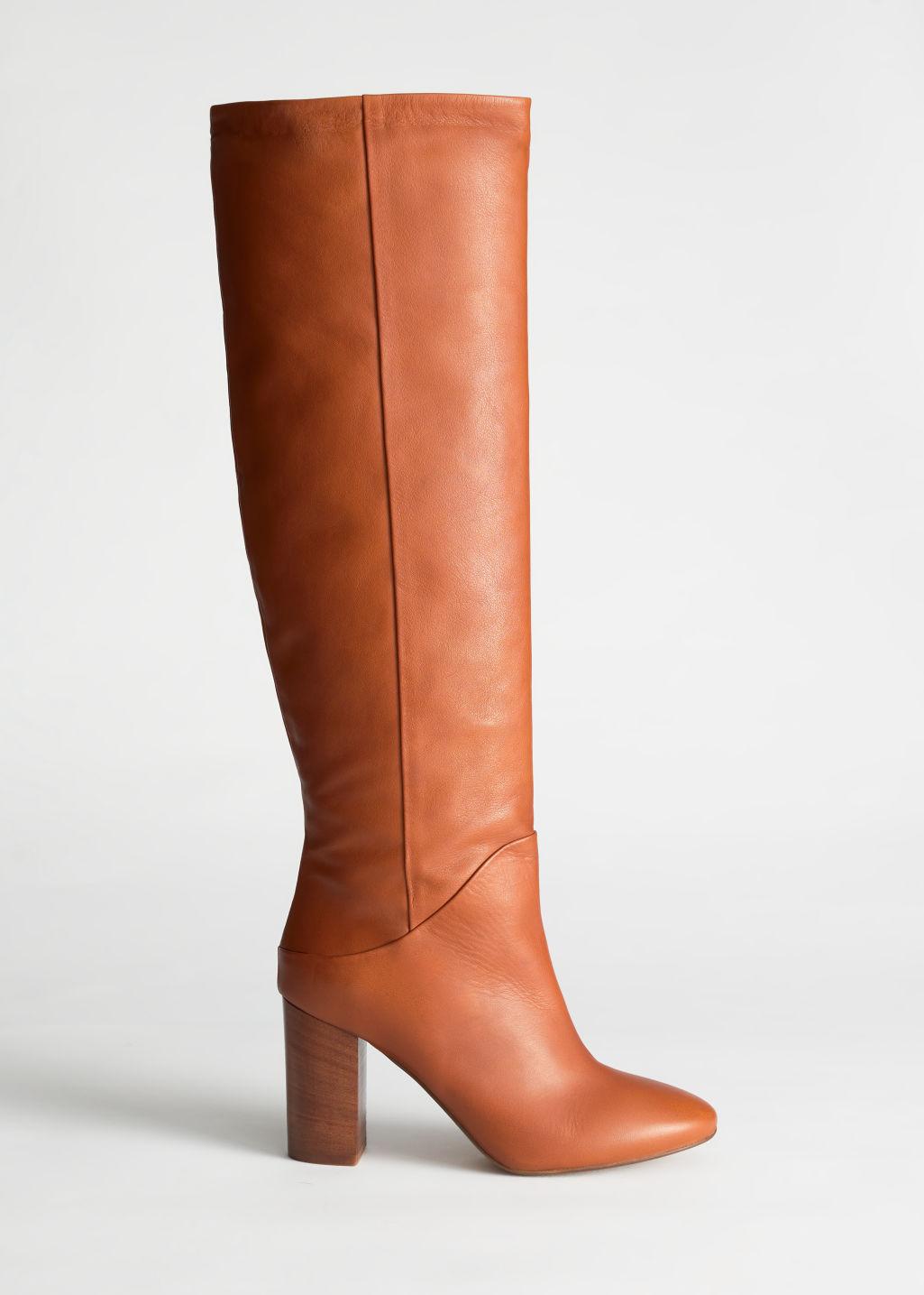 designer tan boots