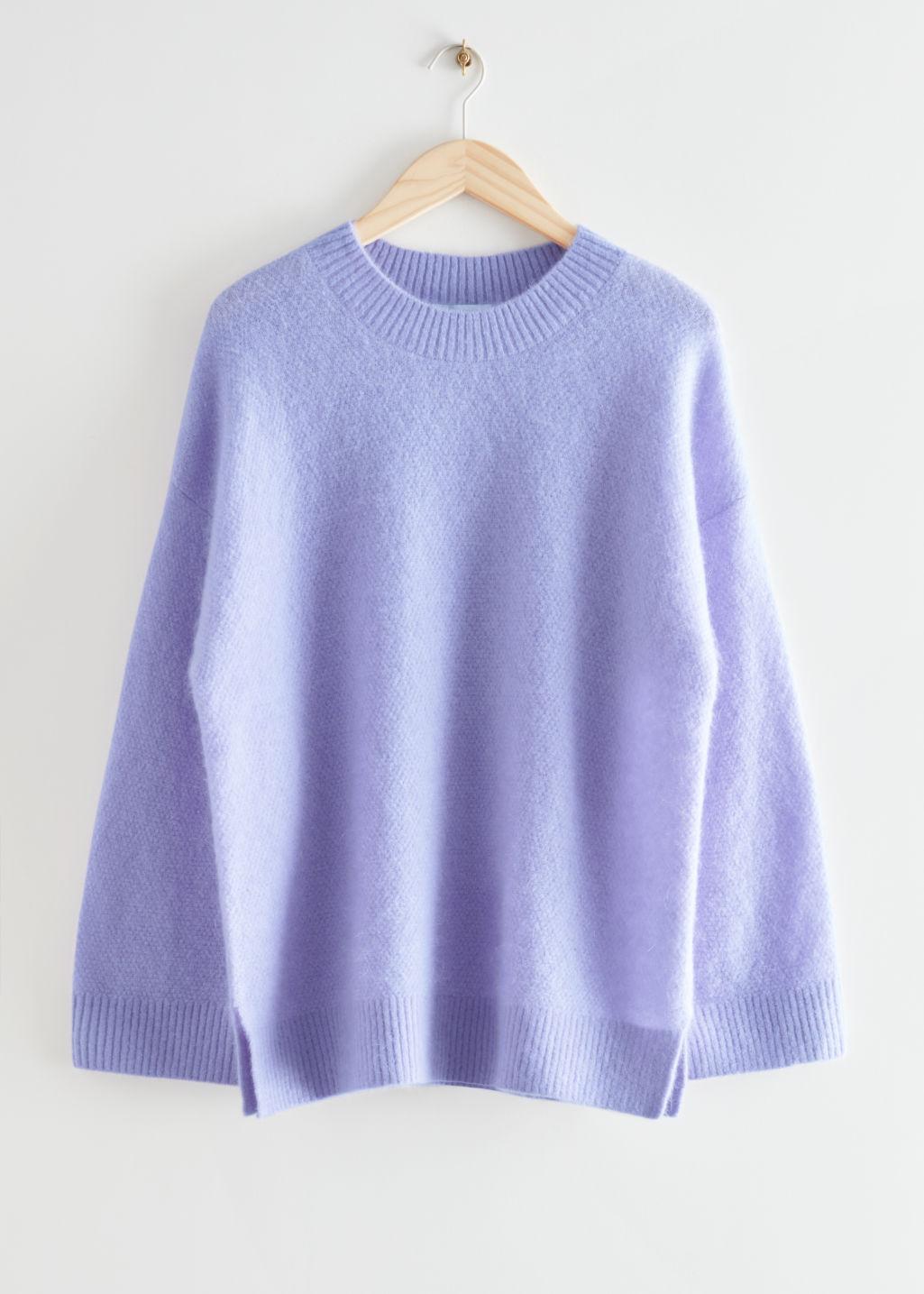 Stories Oversized Mohair Knit Sweater 