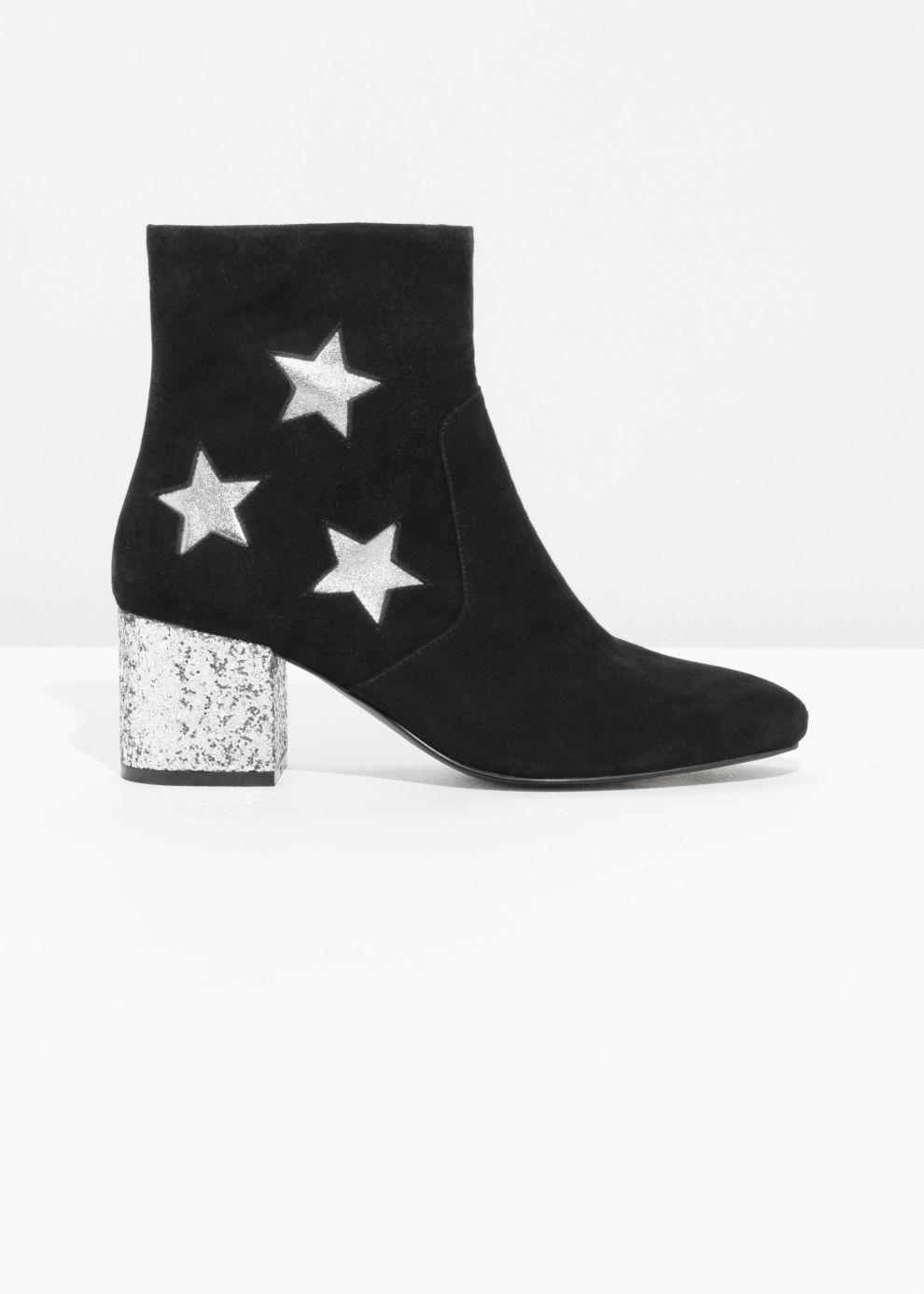 star ankle boots