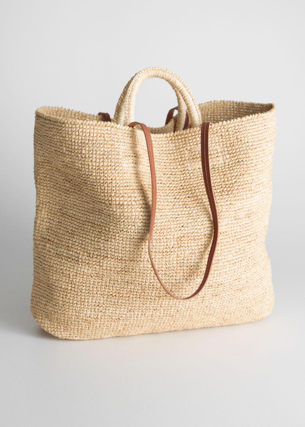 & Other Stories Woven Straw Bag in Natural | Lyst