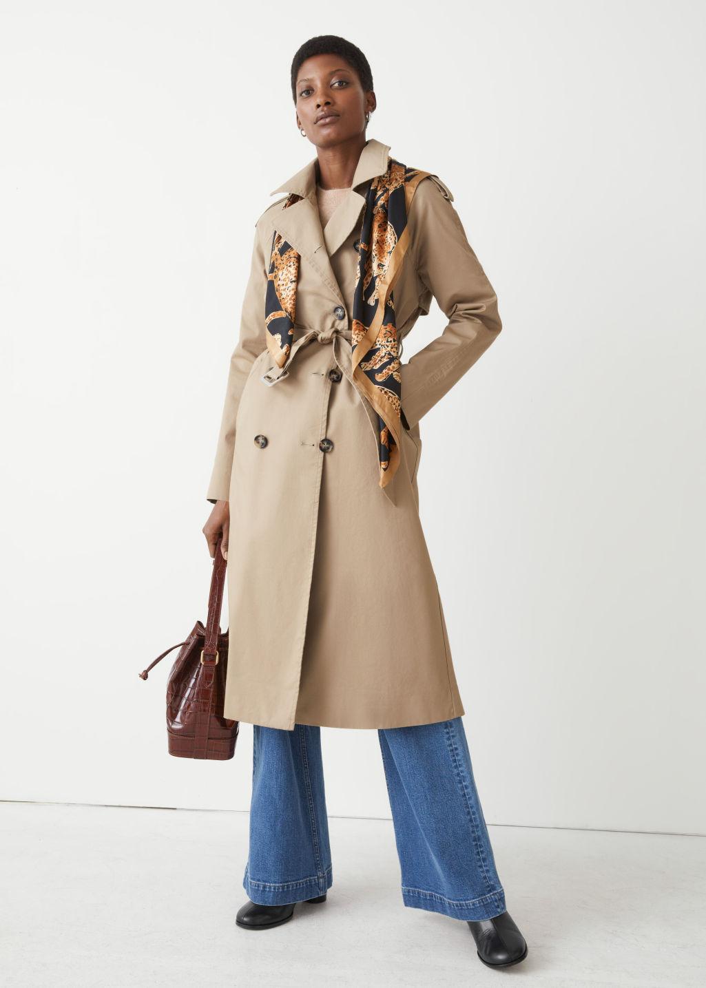 & other stories double breasted coat