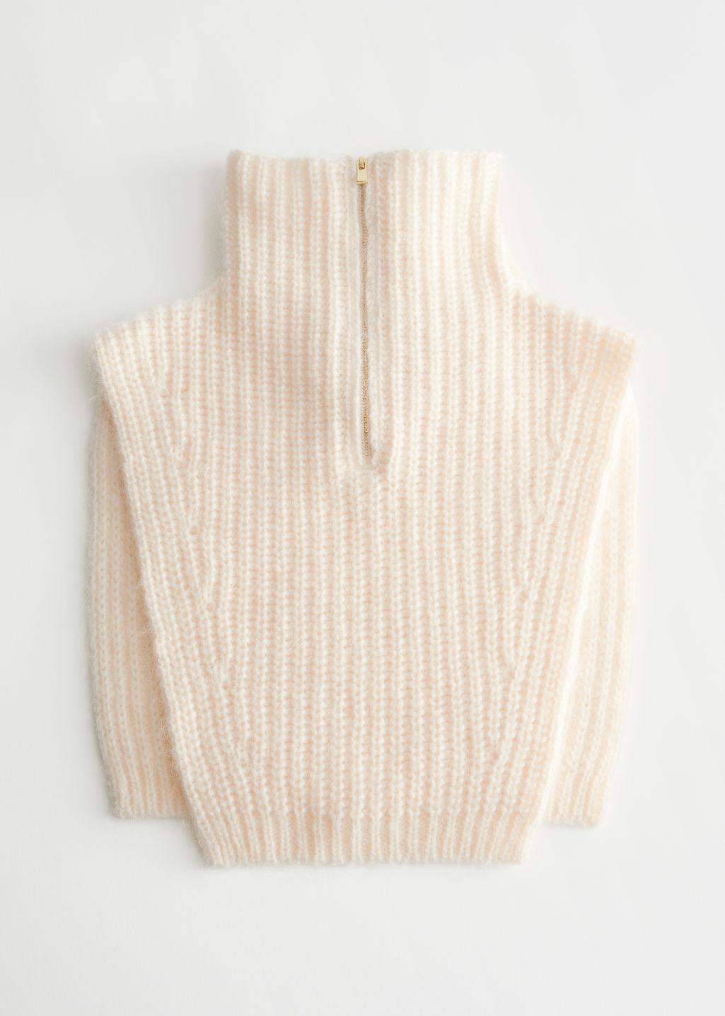\u0026 Other Stories Polo-neck Knit Collar 