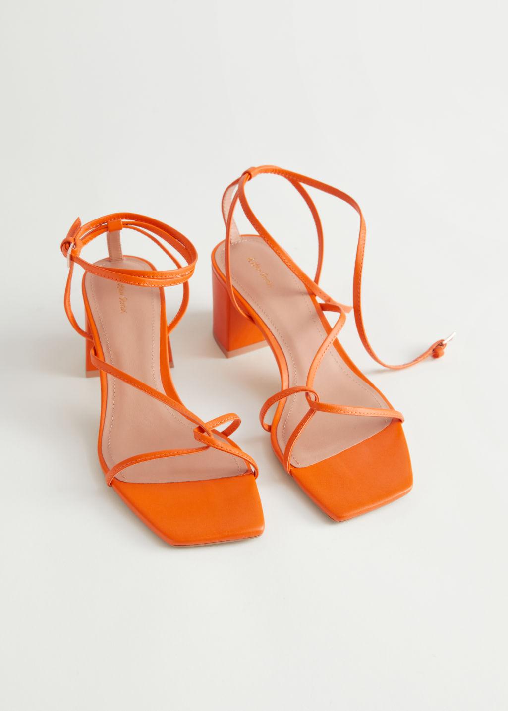 orange sandals