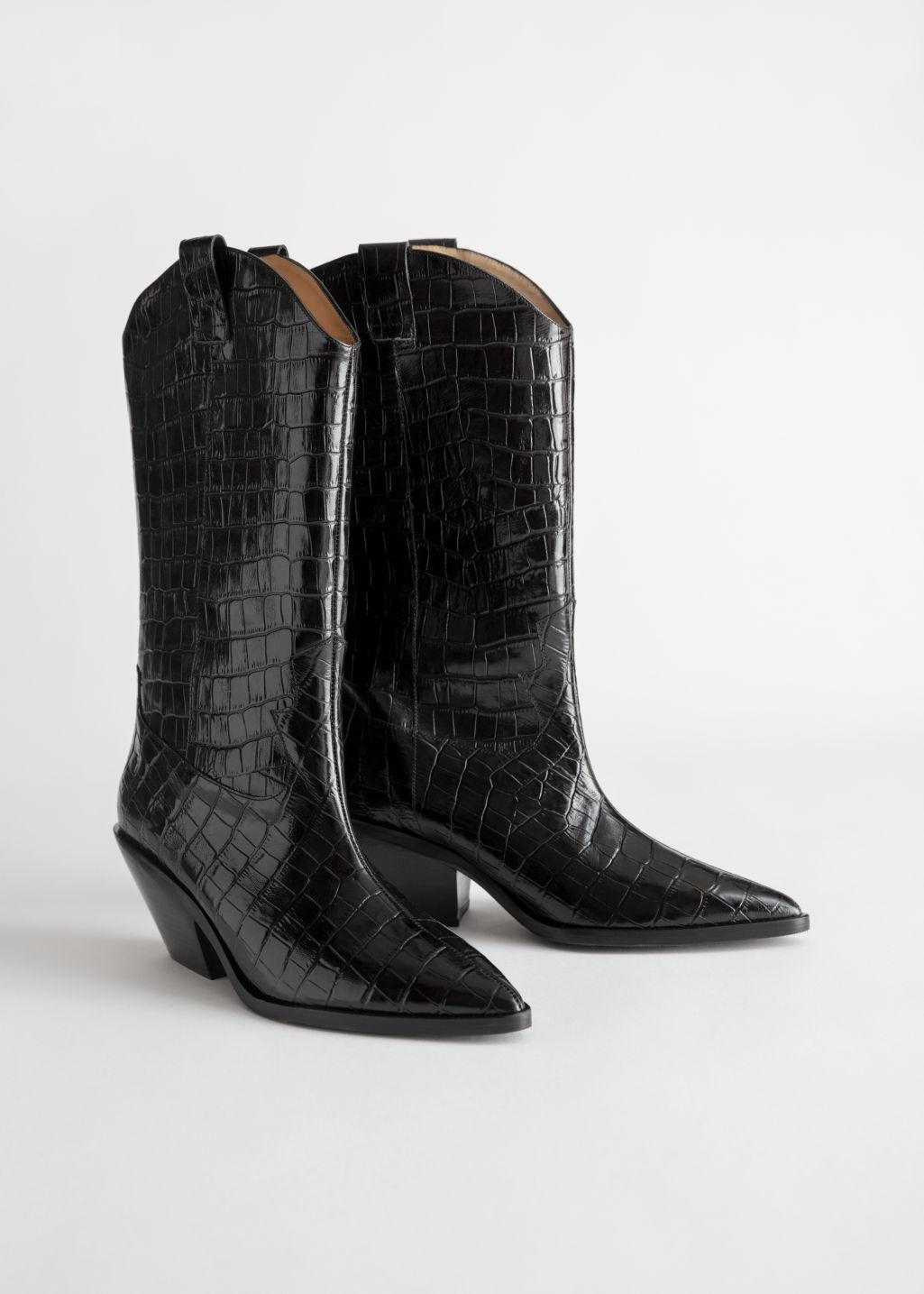 And other stories cowboy boots discount