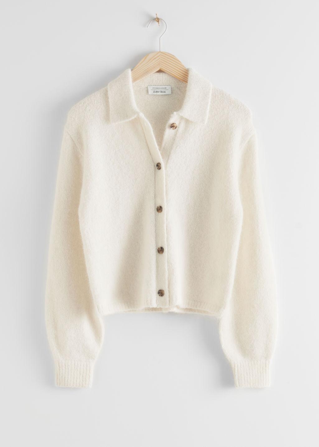 other stories wool blend cardigan